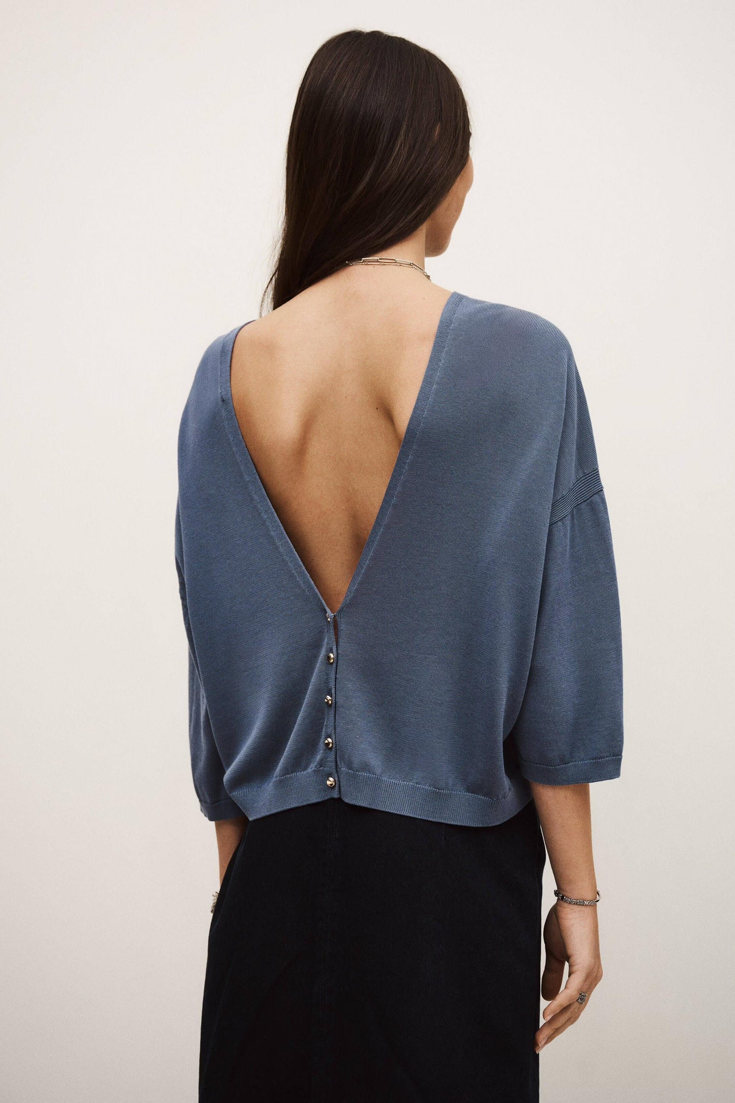 ba&sh Braha Cardigan Blue