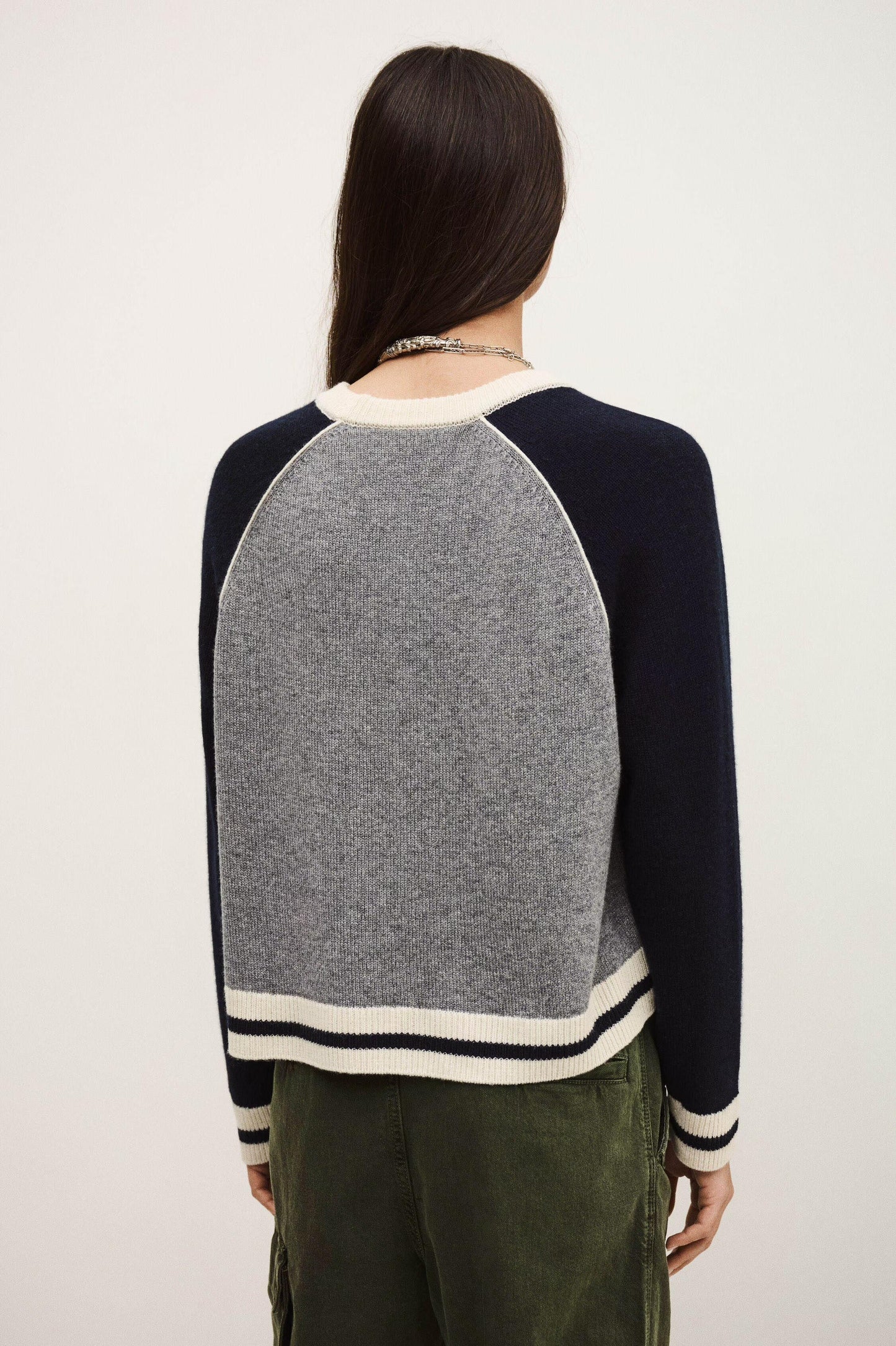 ba&sh Cashmere Sports Sweater Collette Blue