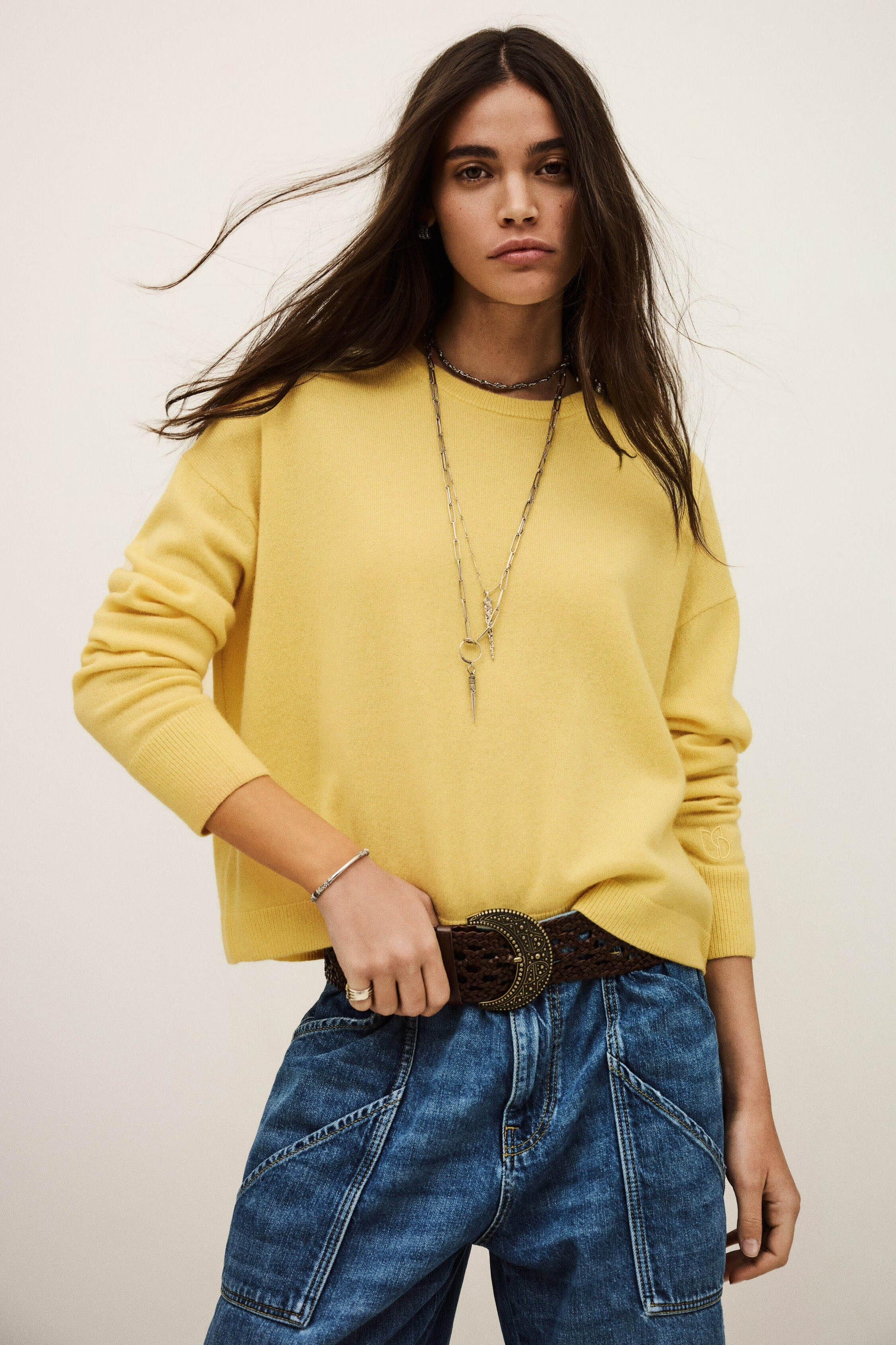 ba&sh Jumper Chaya Yellow