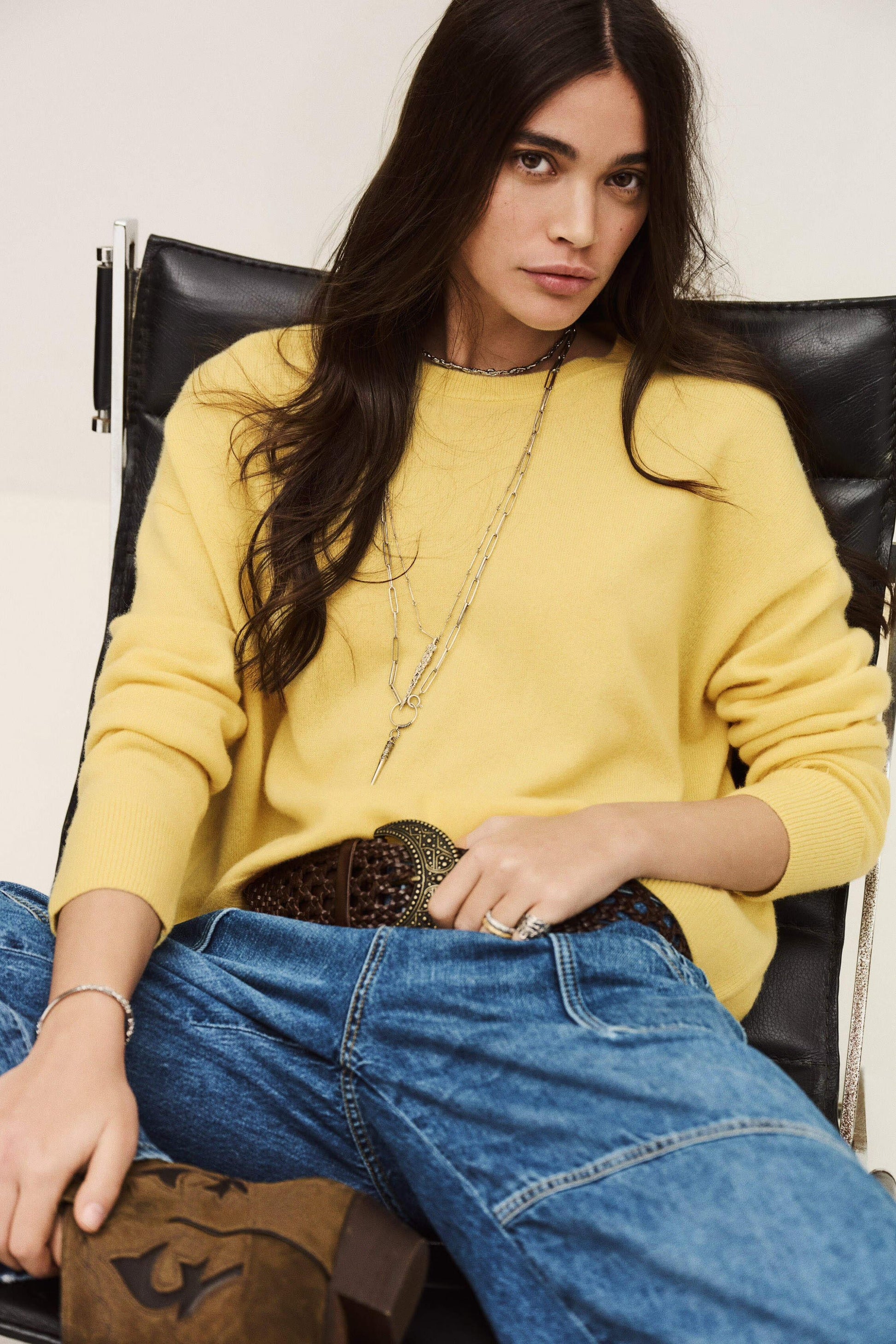 ba&sh Jumper Chaya Yellow