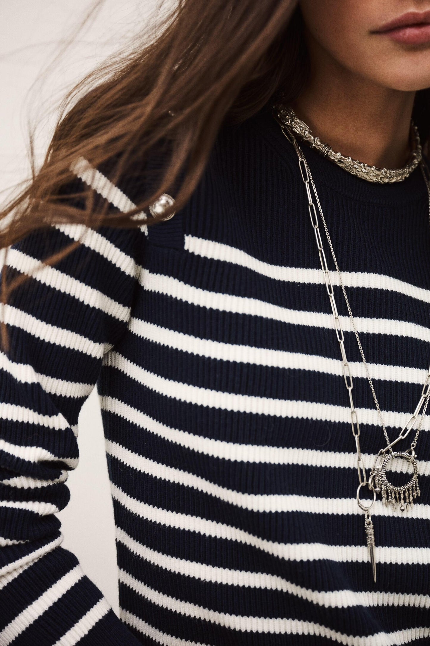 ba&sh Jumper Matio Blue