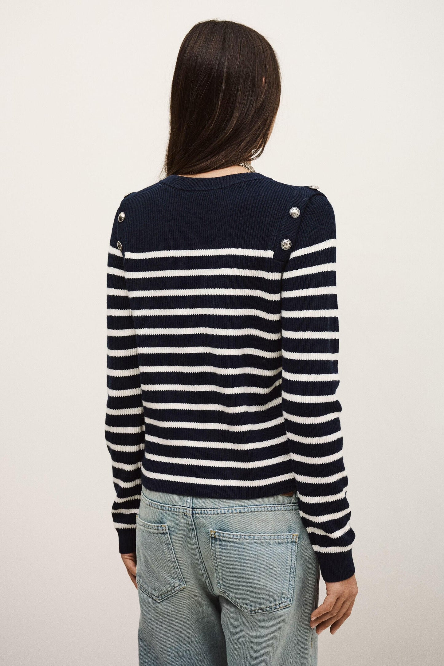 ba&sh Jumper Matio Blue
