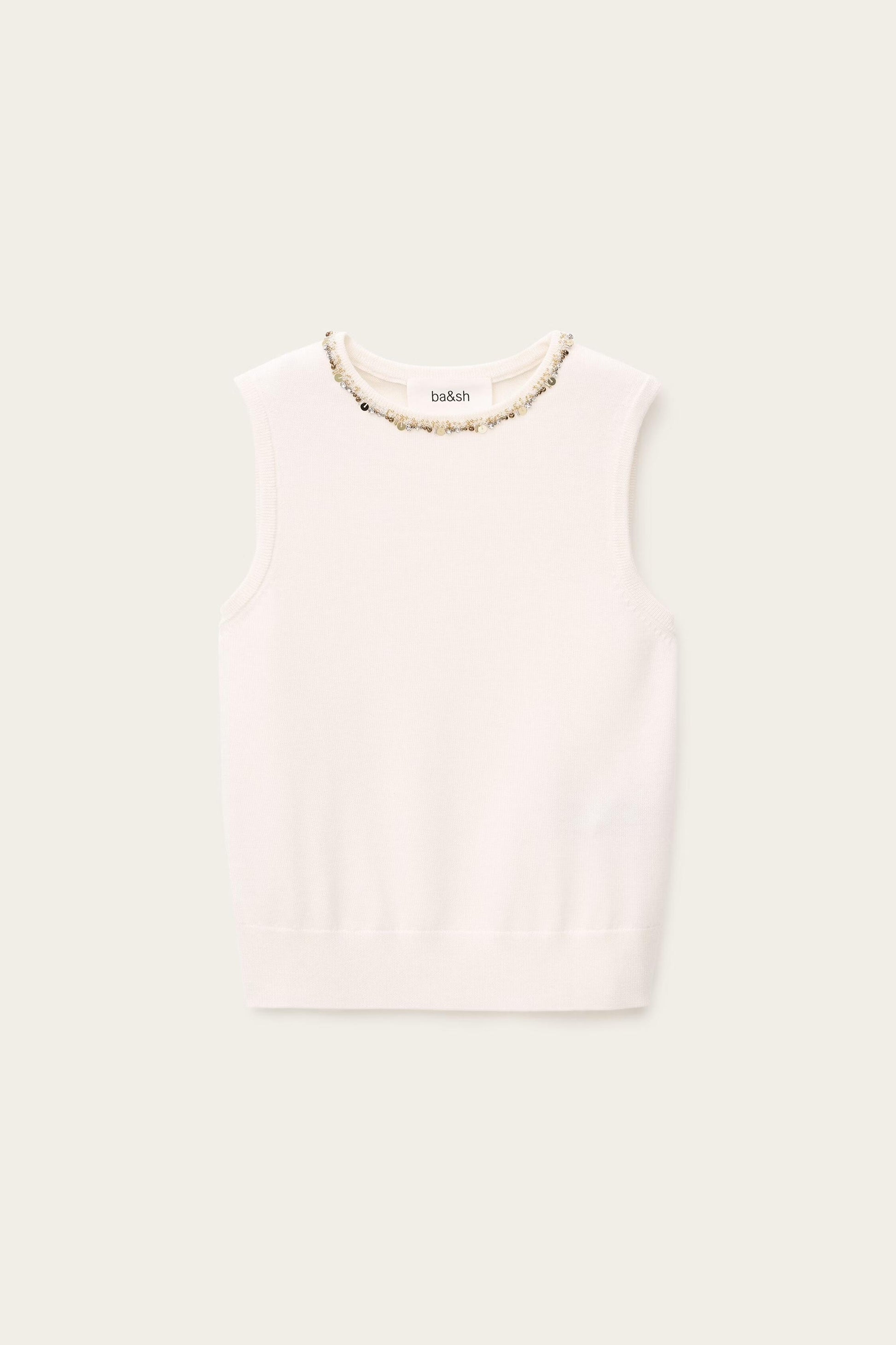 ba&sh Top Bamma Off-White