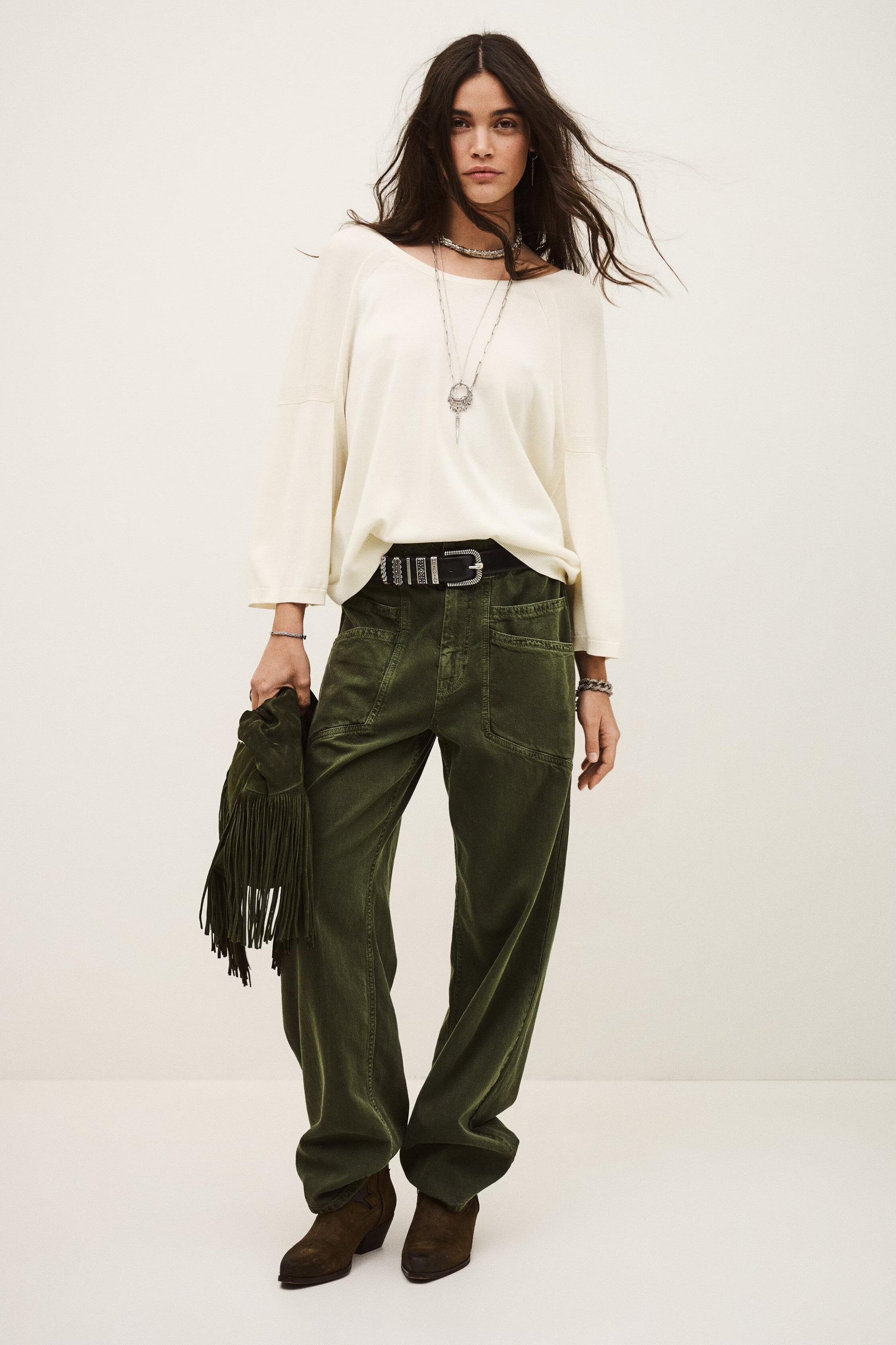 ba&sh Braha Cardigan Off-White