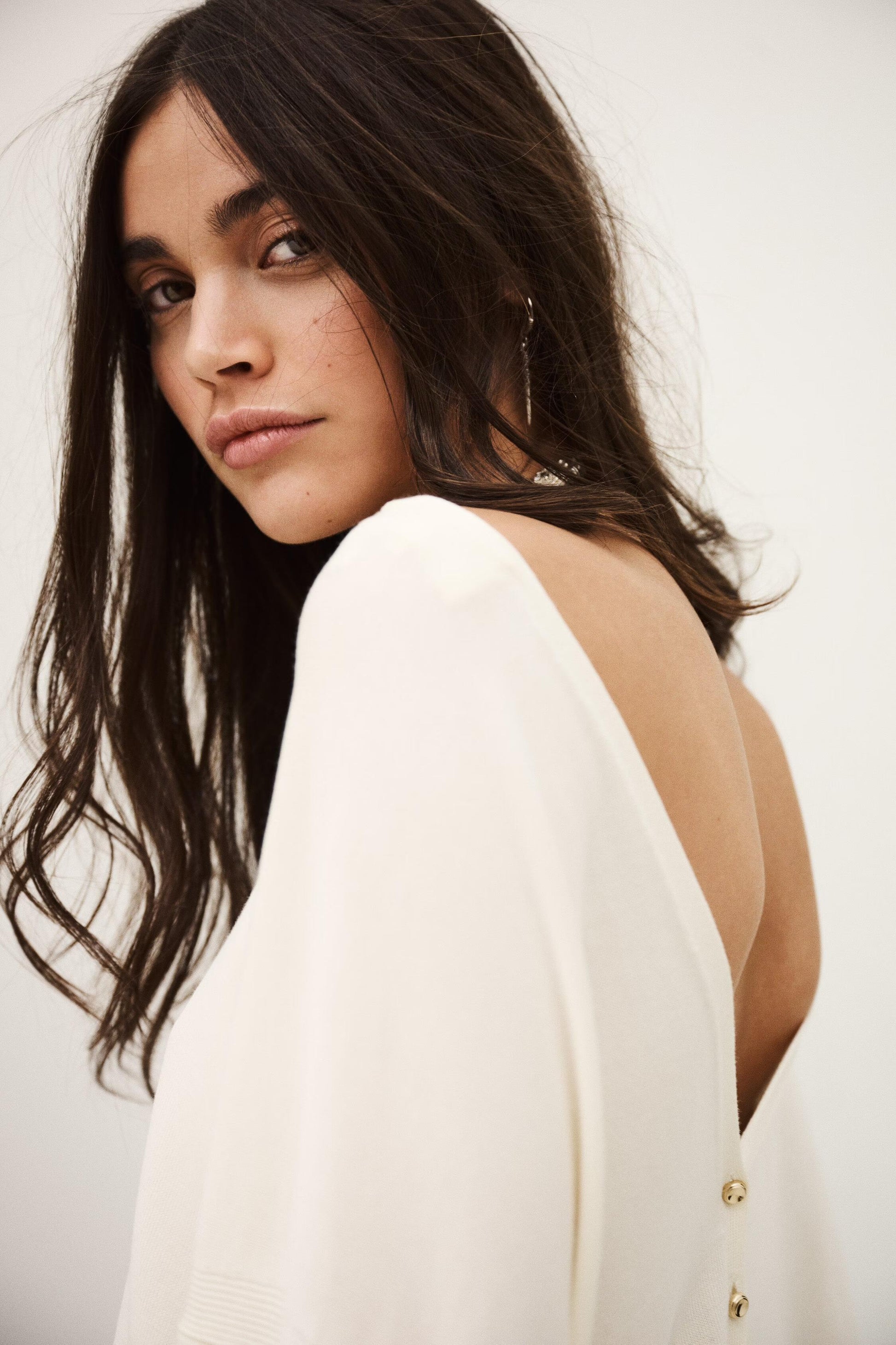 ba&sh Braha Cardigan Off-White