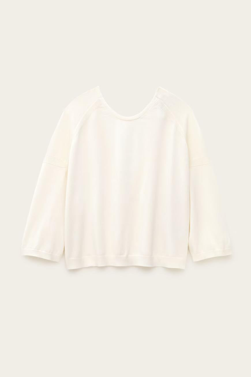 ba&sh Braha Cardigan Off-White