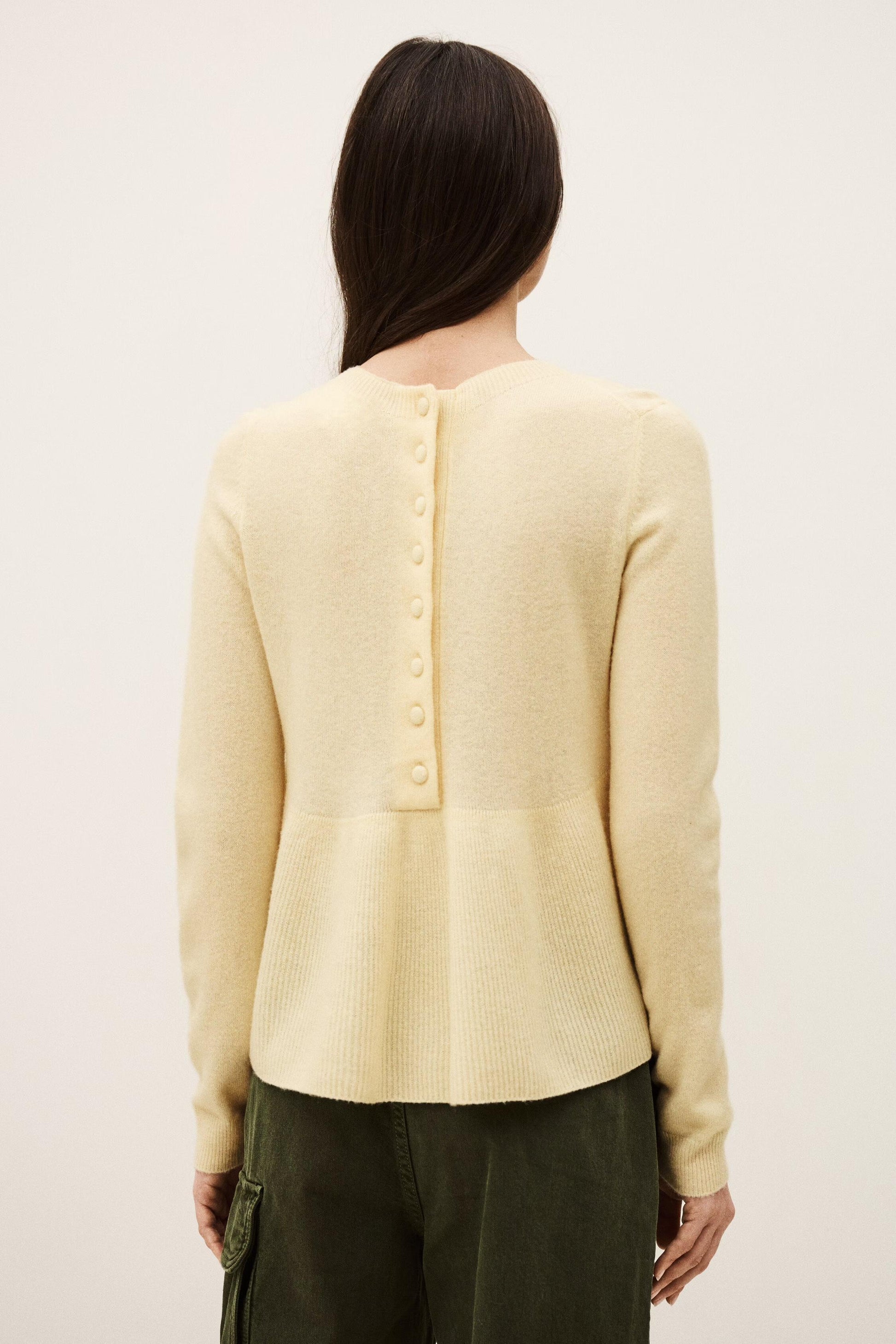 ba&sh Timeless Wool Sweater Salama Yellow