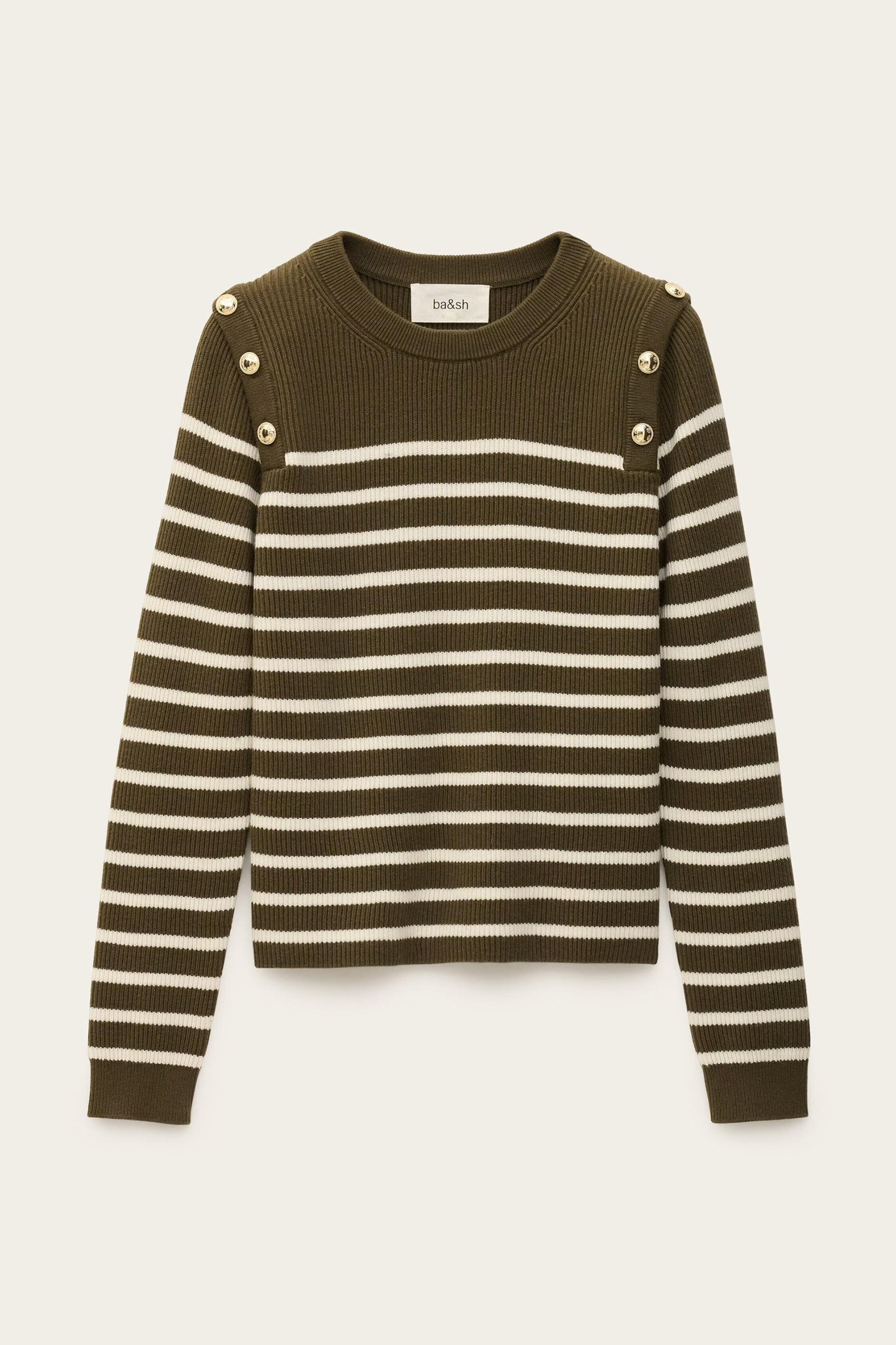 ba&sh Jumper Matio Green