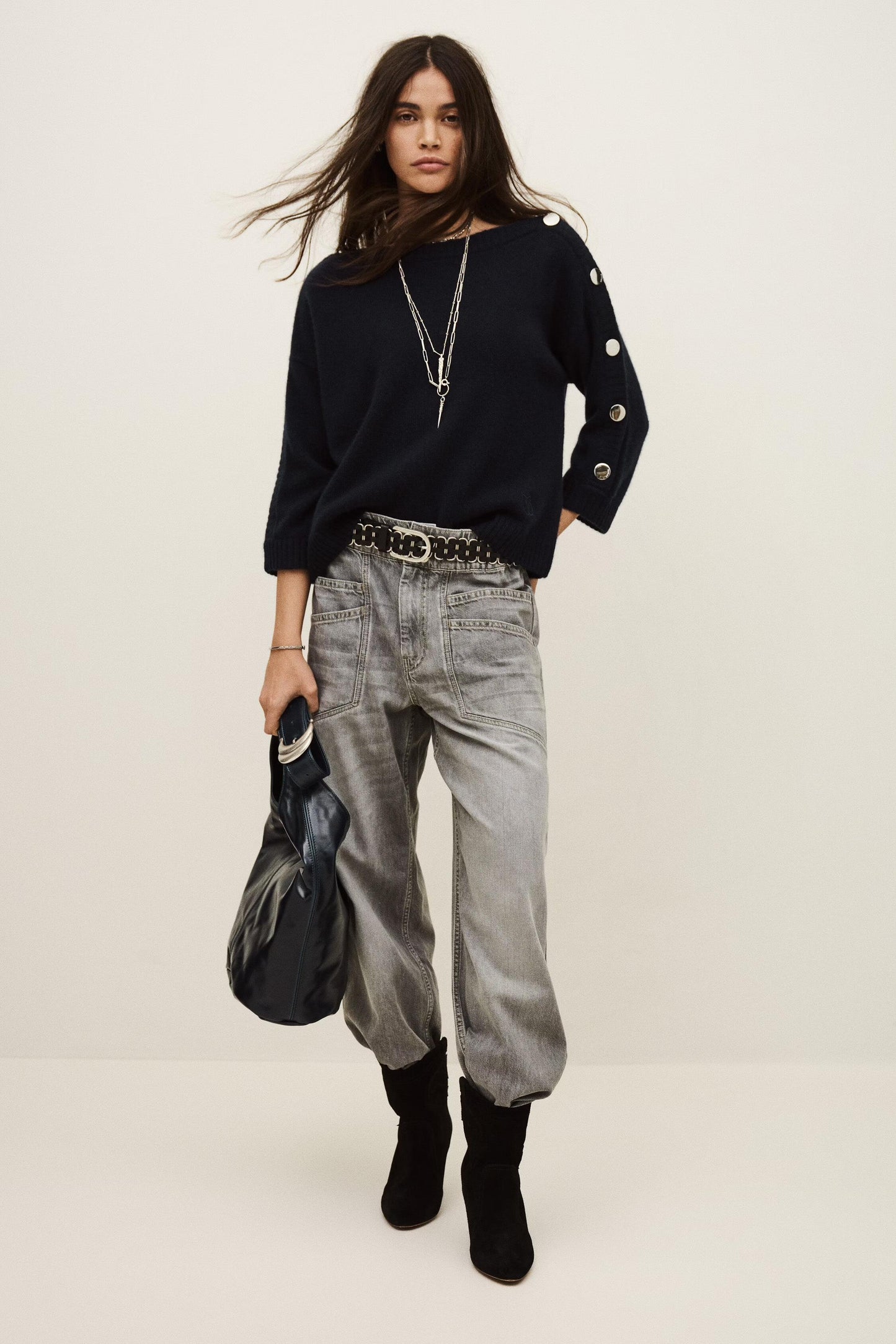ba&sh Jumper Classy Blue