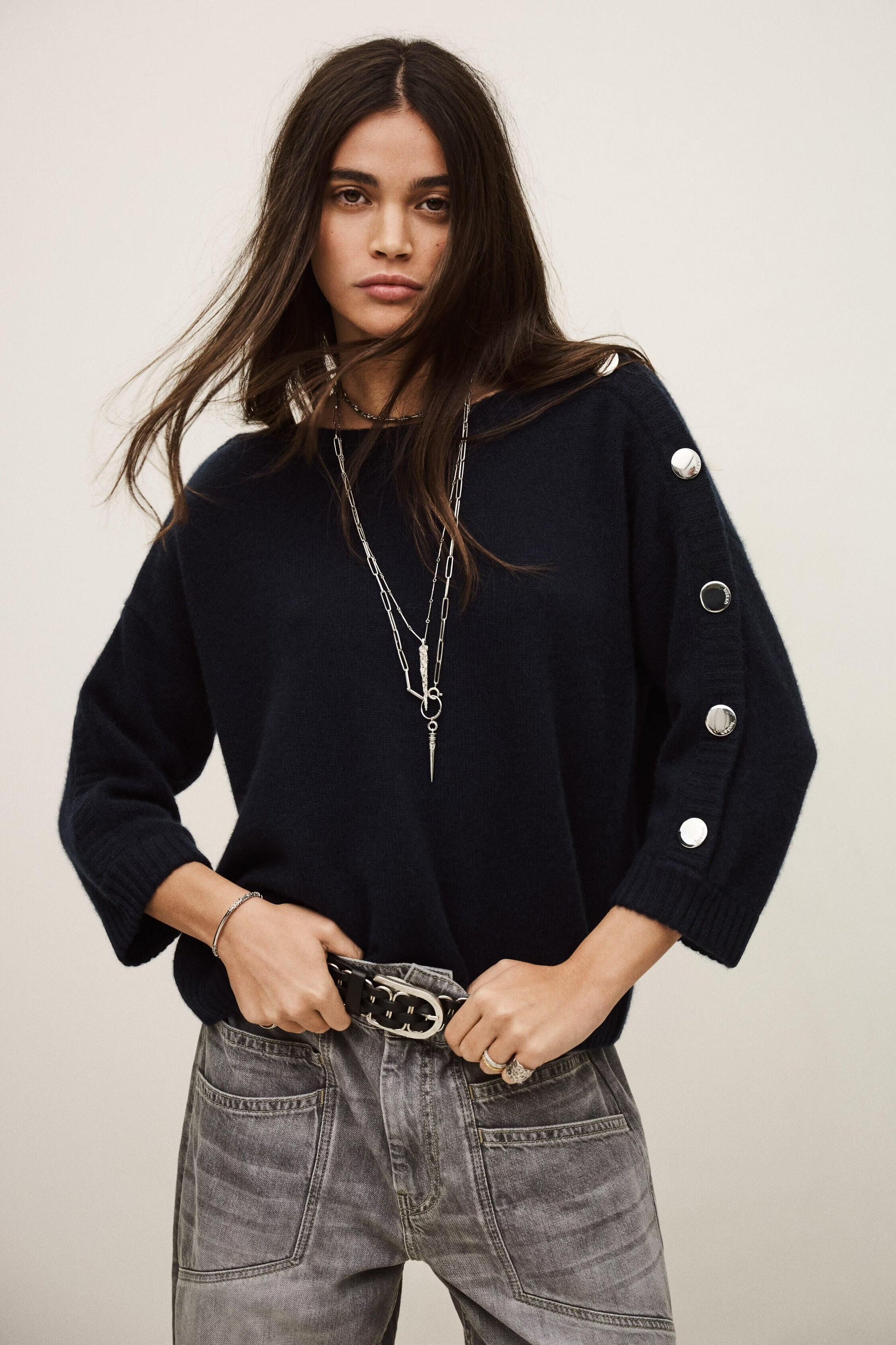 ba&sh Jumper Classy Blue