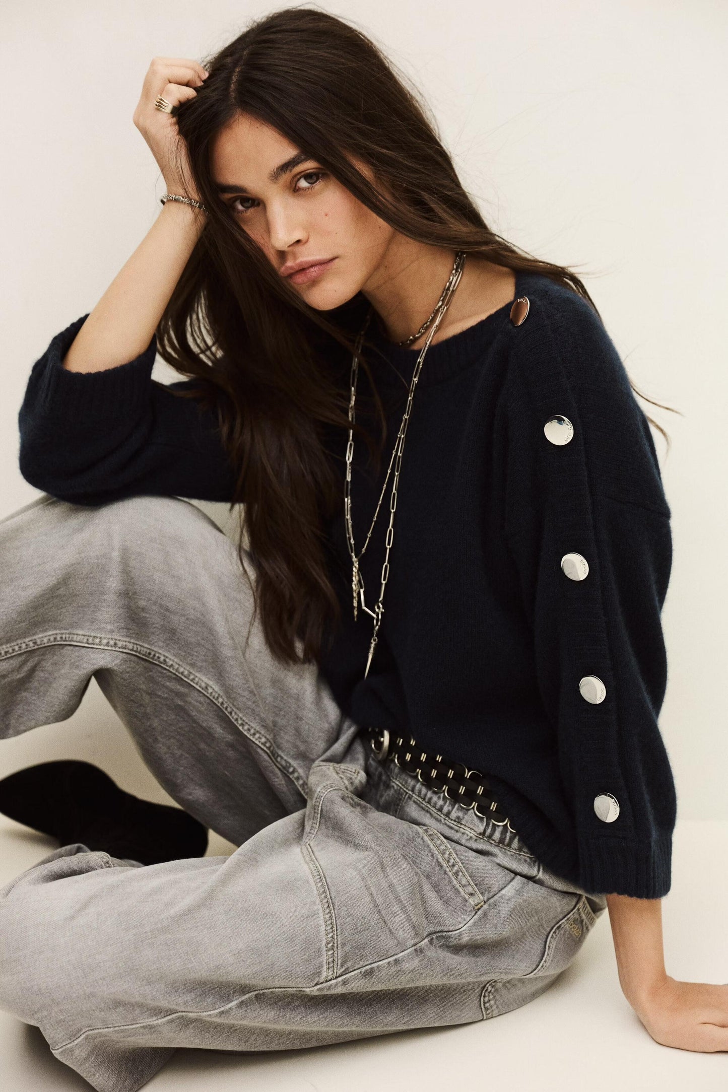 ba&sh Jumper Classy Blue
