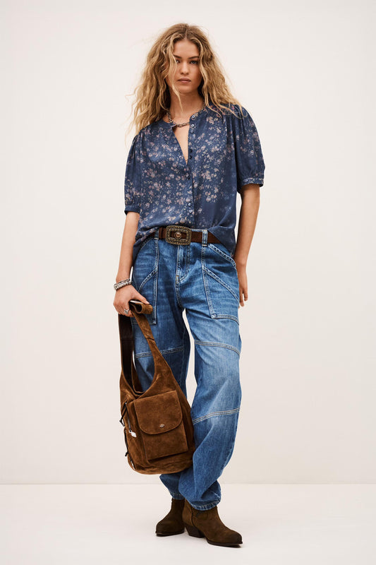 ba&sh Shirt Novella Blue