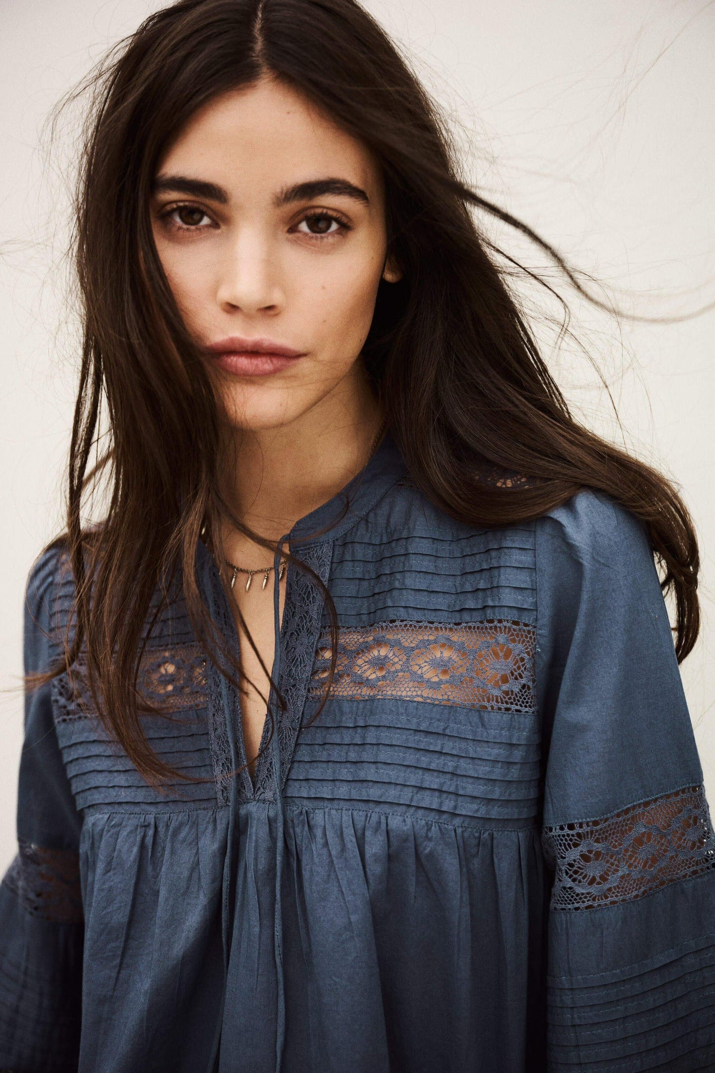 ba&sh Blouse Nami Blue