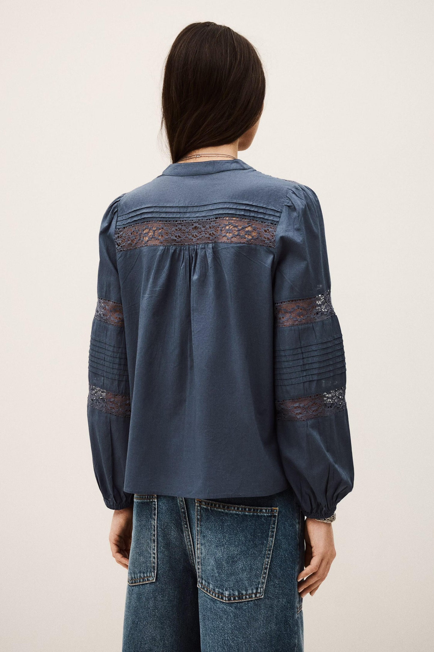 ba&sh Blouse Nami Blue