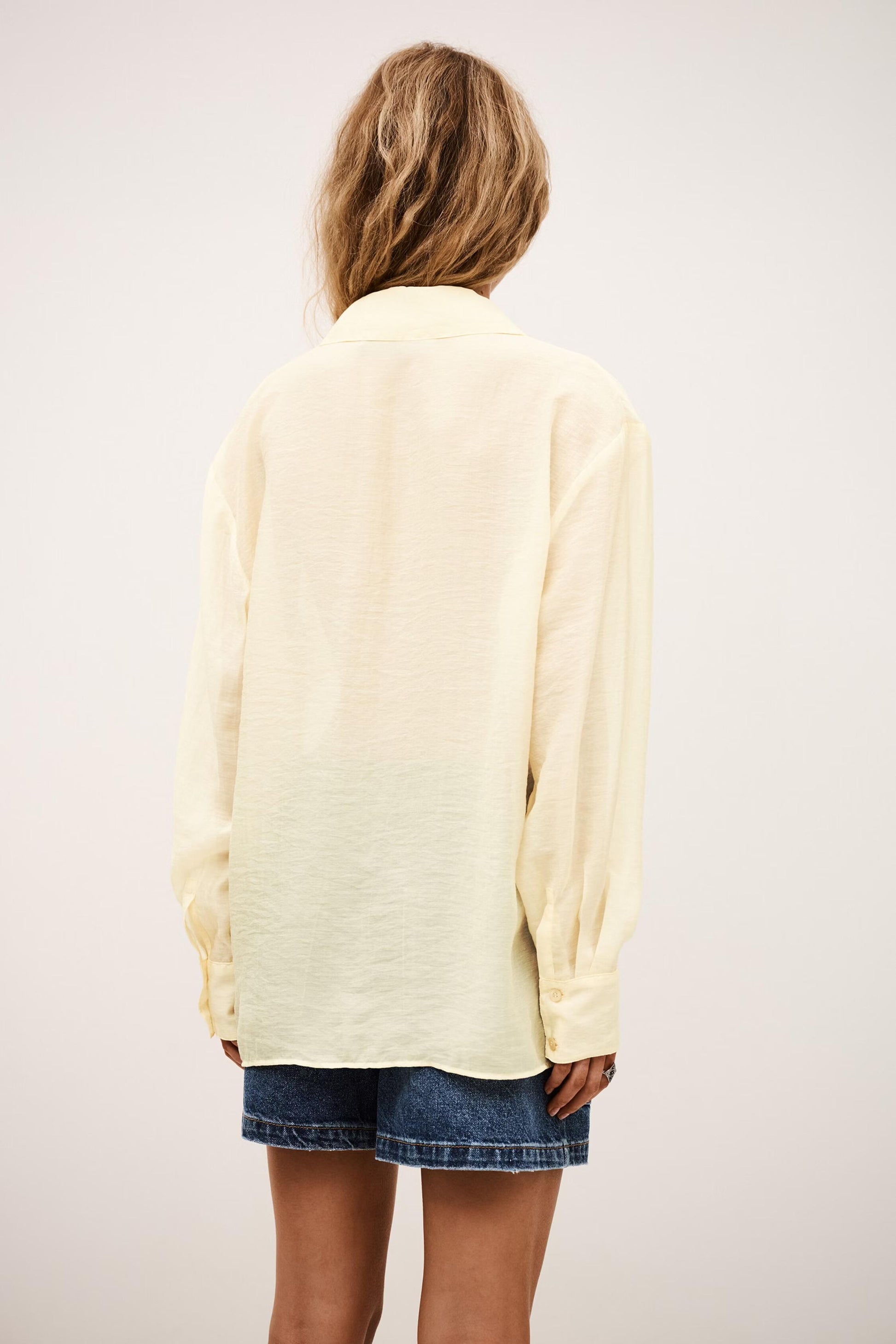 ba&sh Shirt Bao Yellow