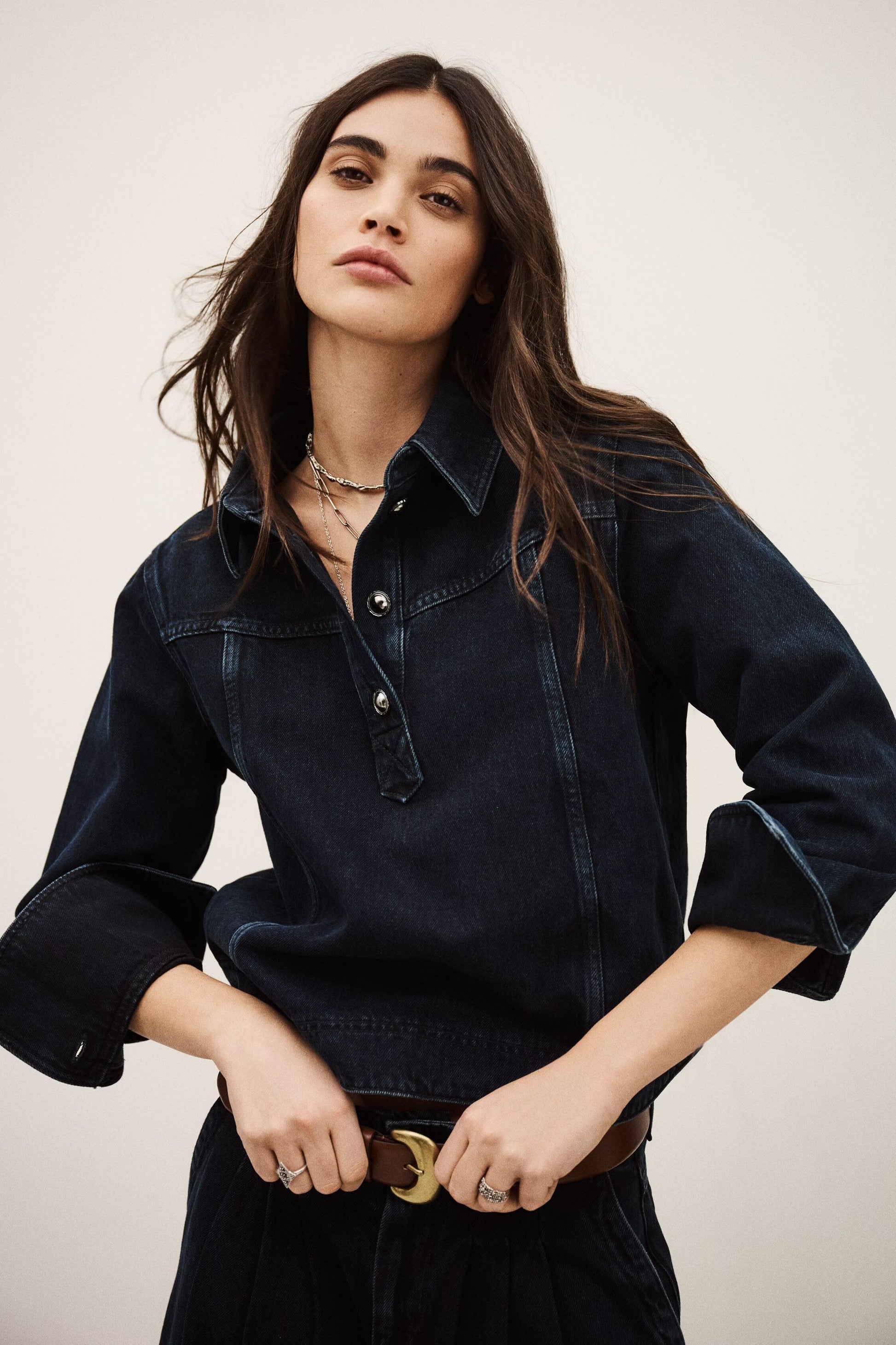 ba&sh Top Tavy Blue