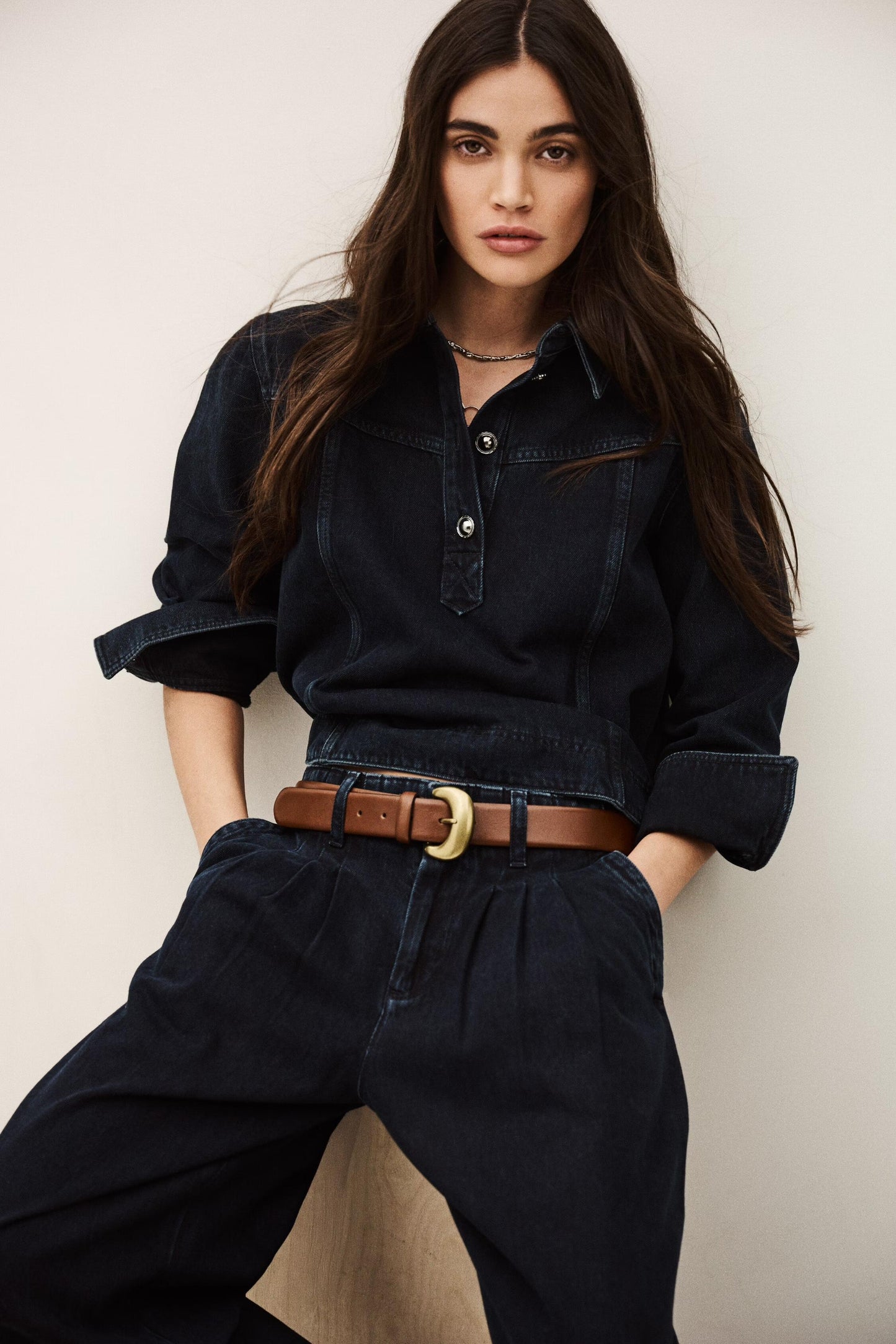 ba&sh Top Tavy Blue
