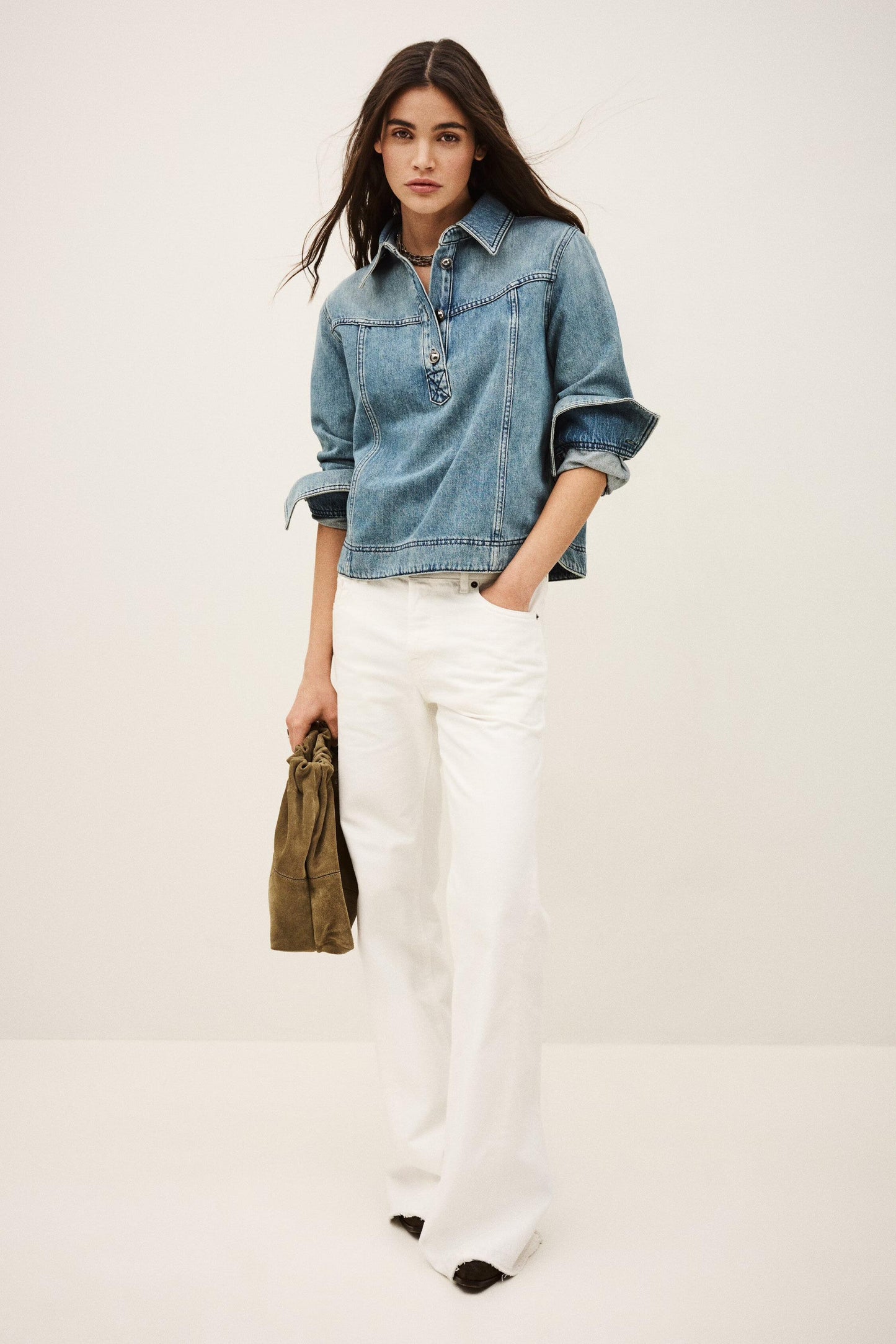 ba&sh Top Tavy Blue
