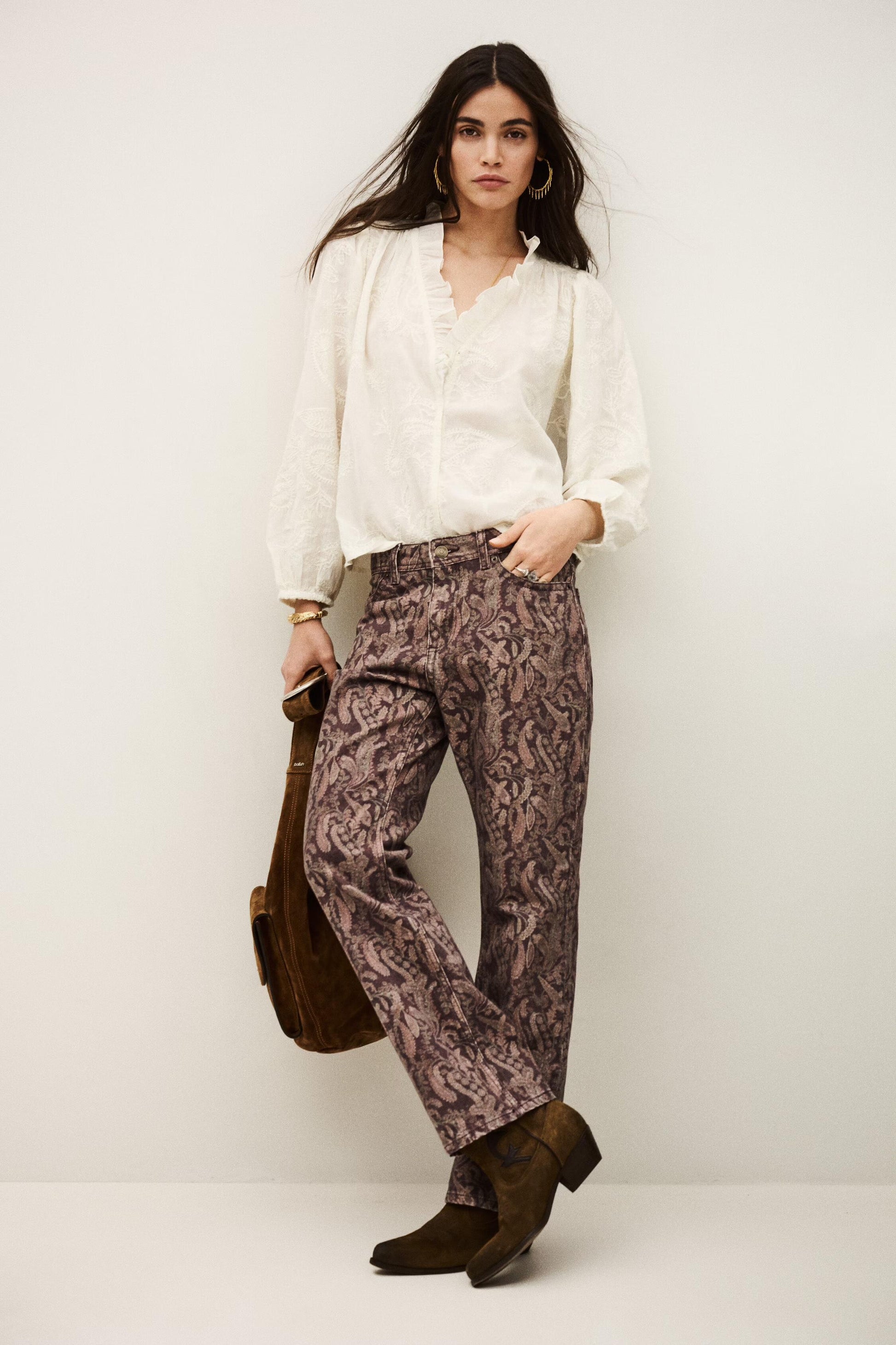 ba&sh Jean Tooty Purple