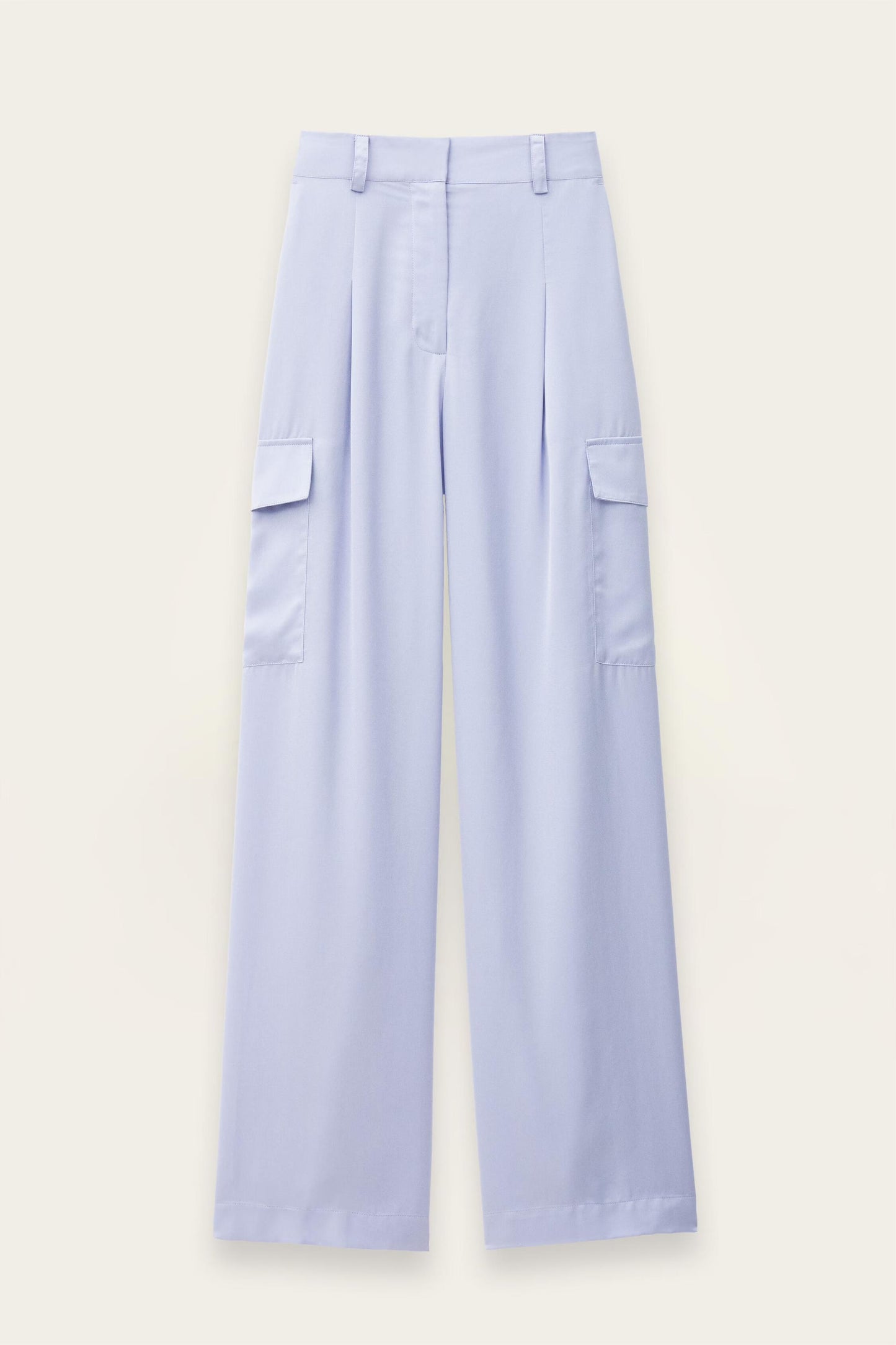 ba&sh Wide-Leg Cargo Pants Cary Purple