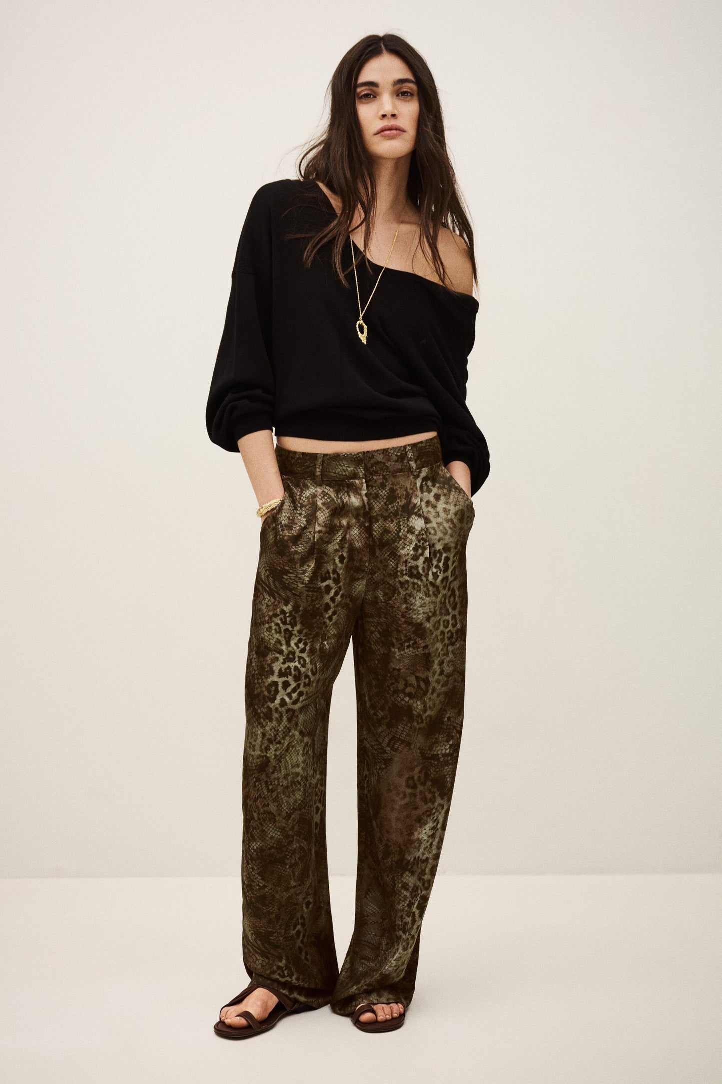 ba&sh Pants Carrina Green
