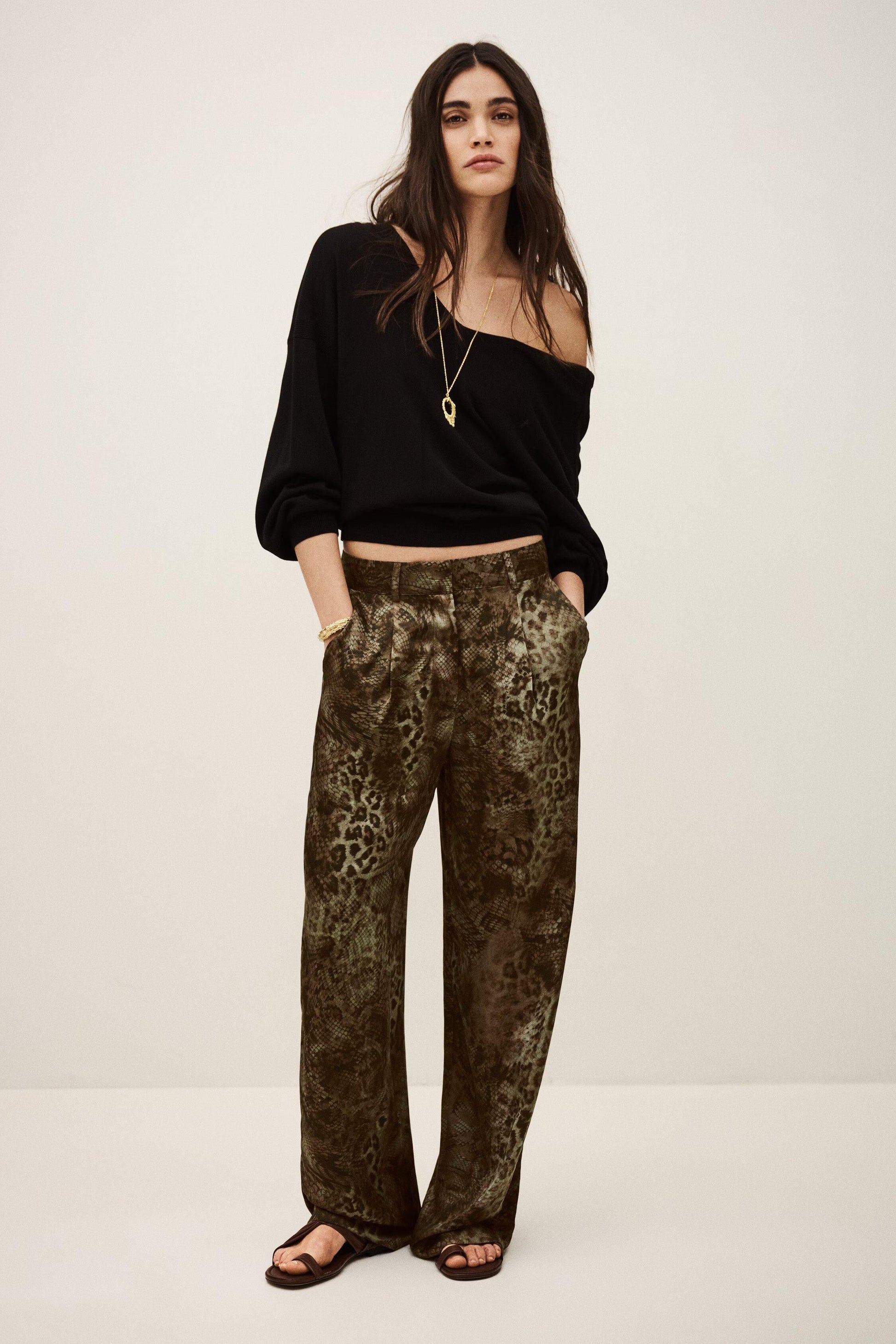 ba&sh Pants Carrina Green