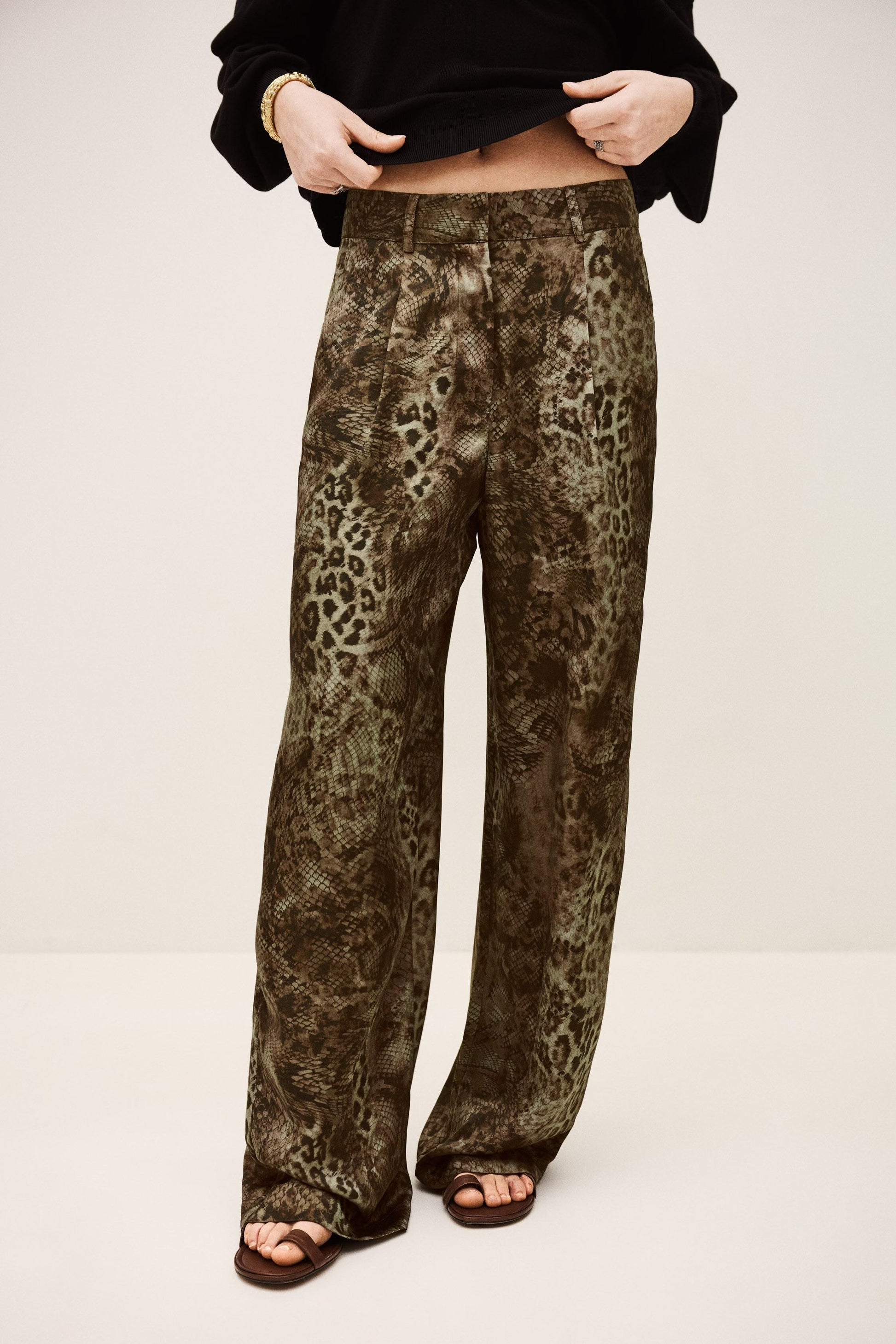 ba&sh Pants Carrina Green