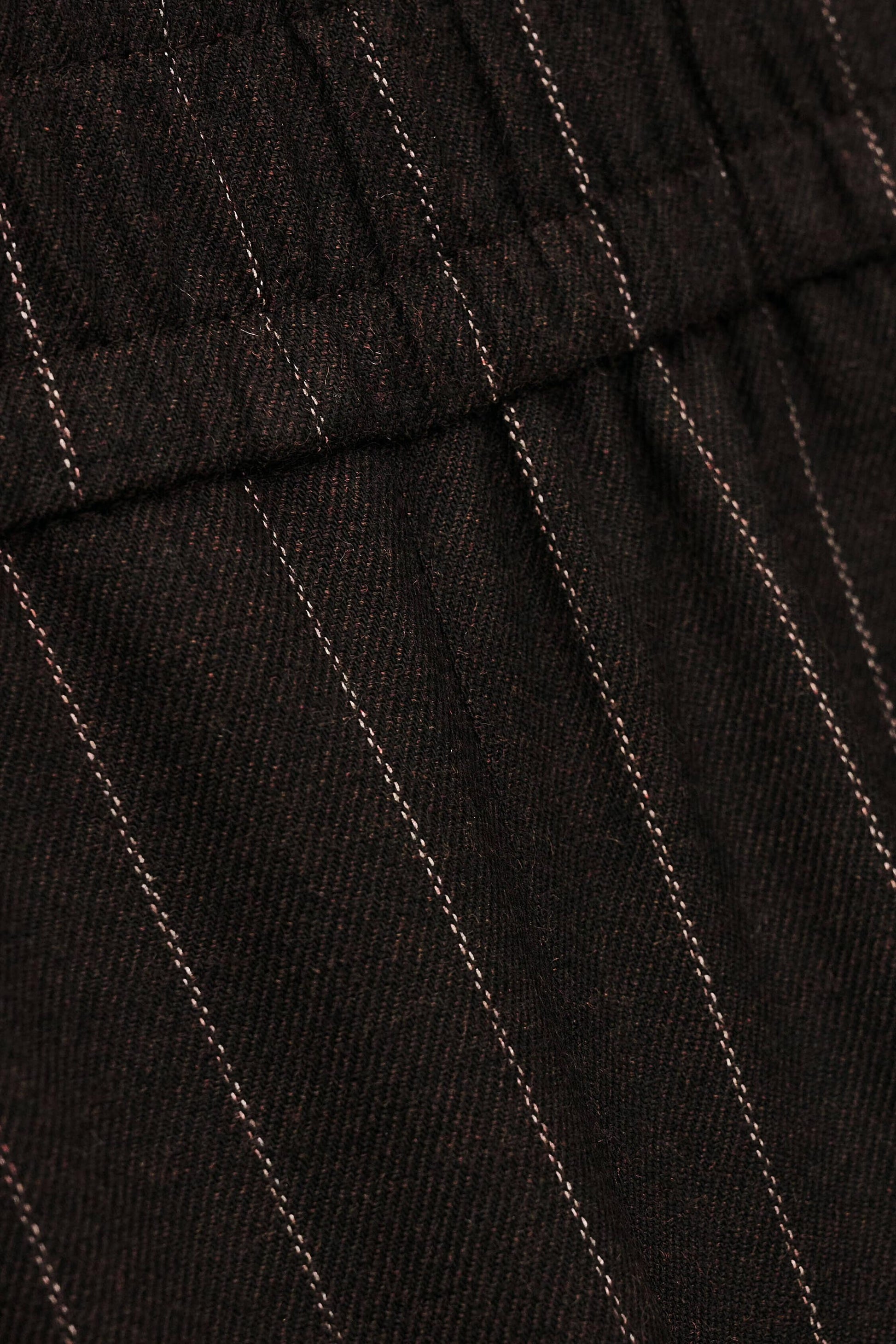 ba&sh Elastic Waist Pants Handrew Brown