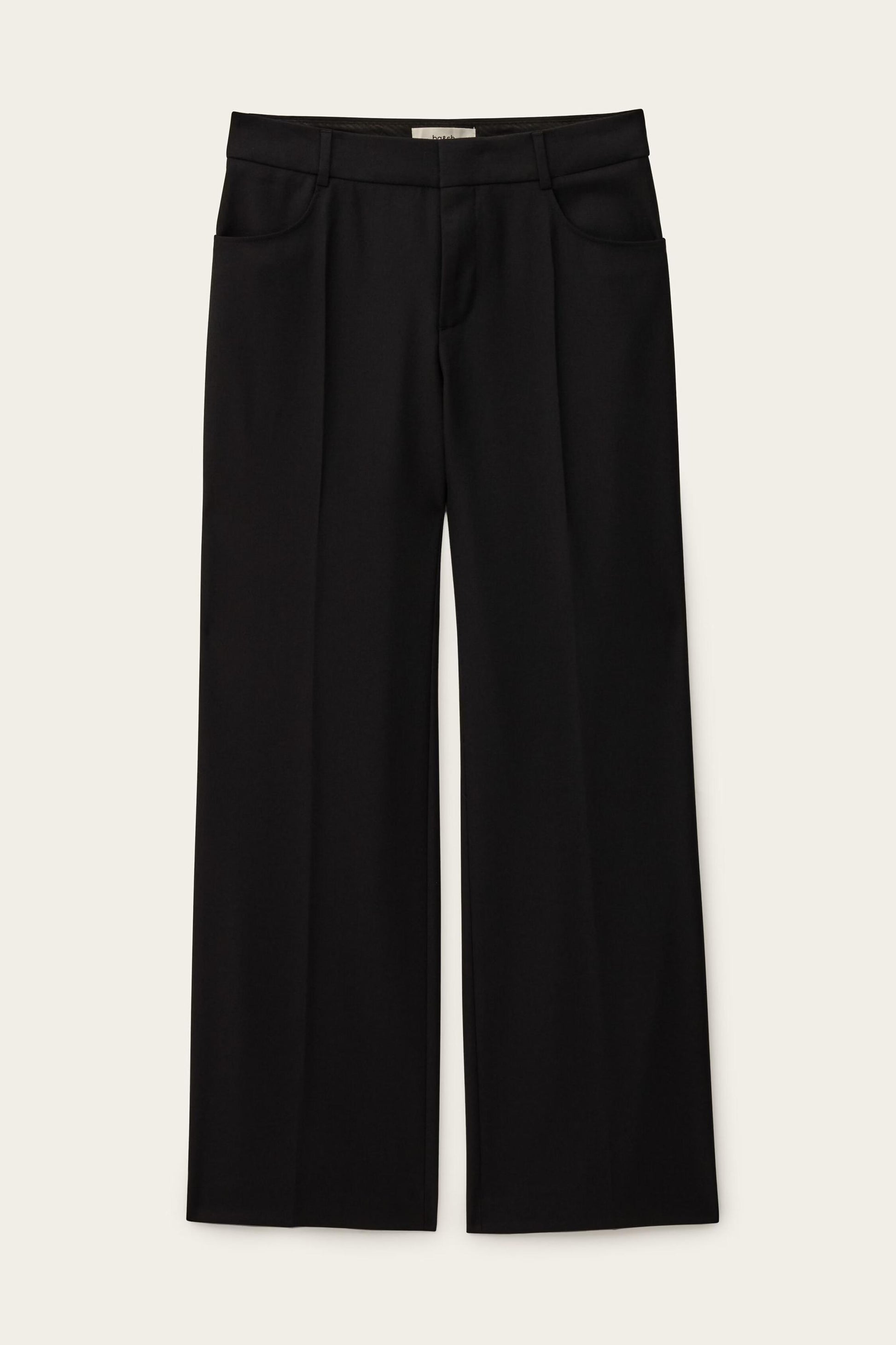 ba&sh Bootcut Wool Pants Nives Blue