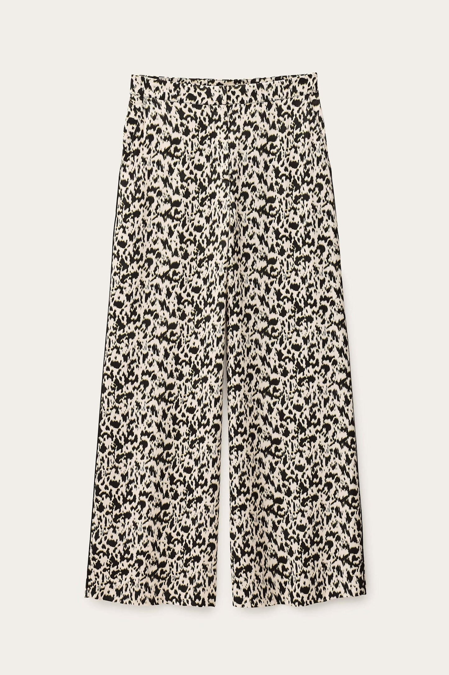 ba&sh Loose-Fit Patterned Pants Plyde Off-White