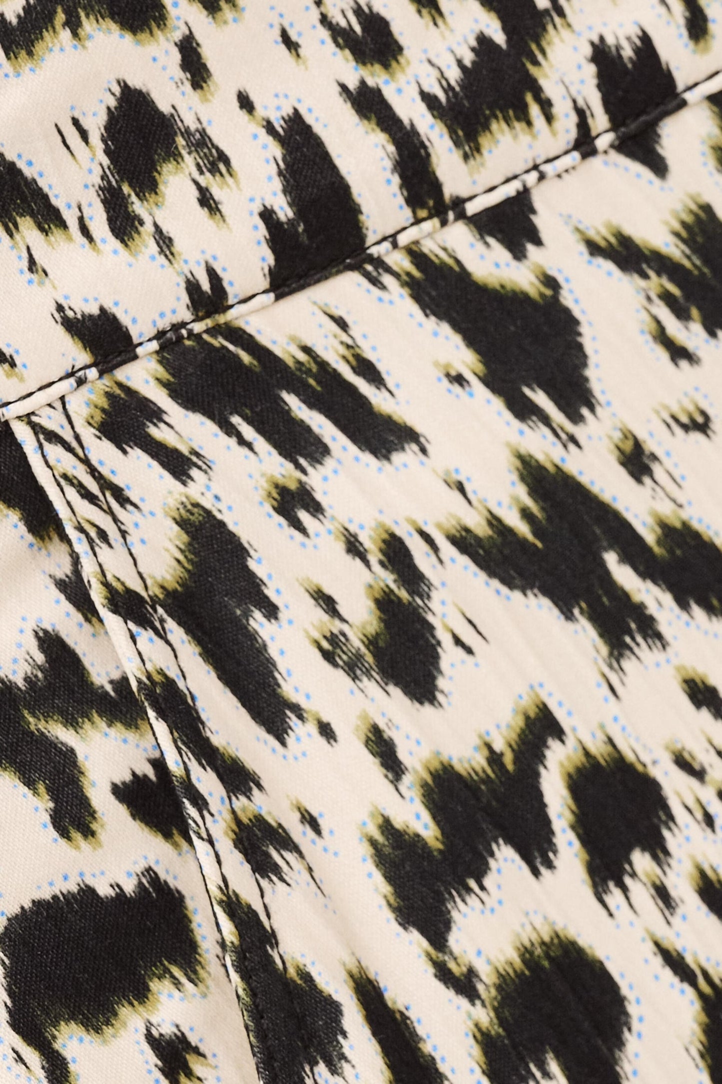ba&sh Loose-Fit Patterned Pants Plyde Off-White