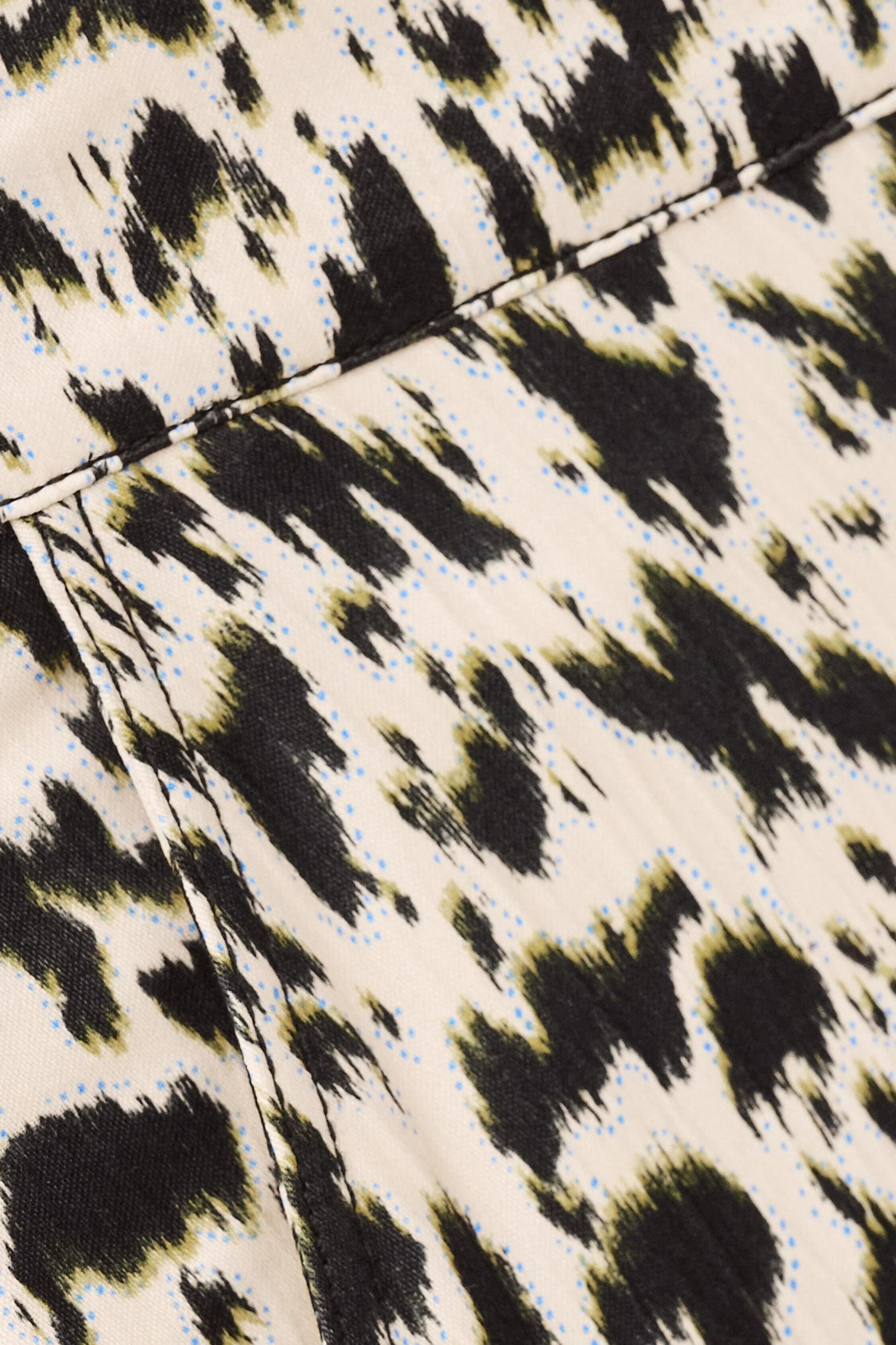 ba&sh Loose-Fit Patterned Pants Plyde Off-White