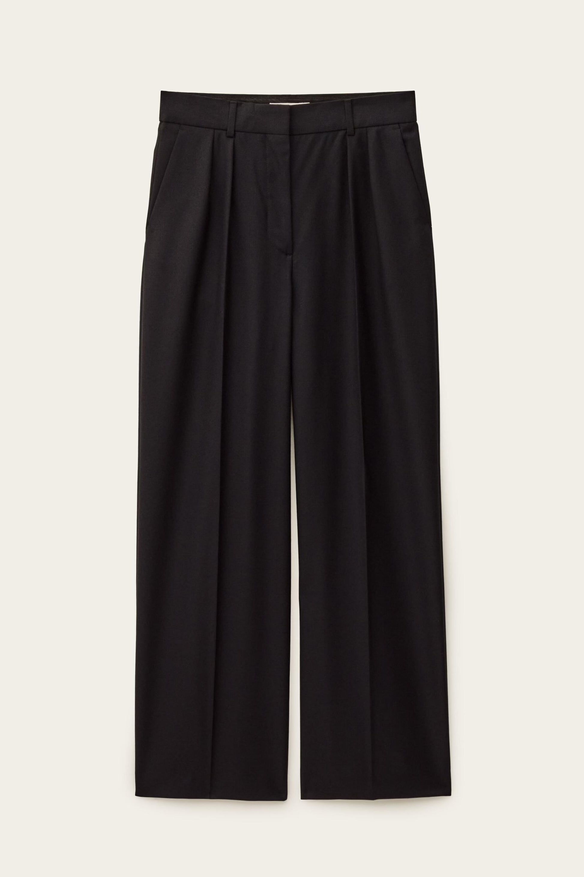 ba&sh Wide-Leg Wool Pants Nani Blue