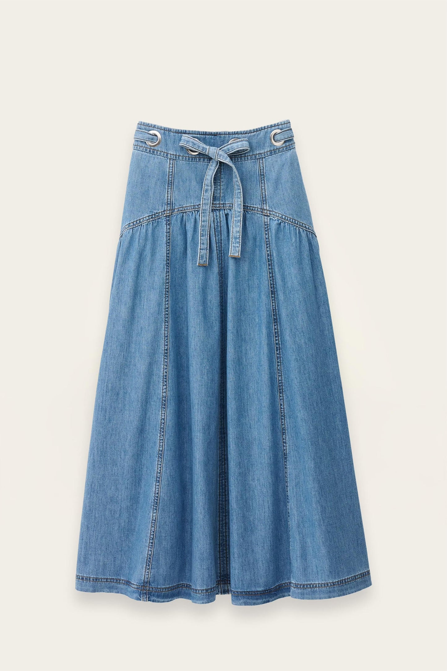 ba&sh Midi Skirt Lonia Blue