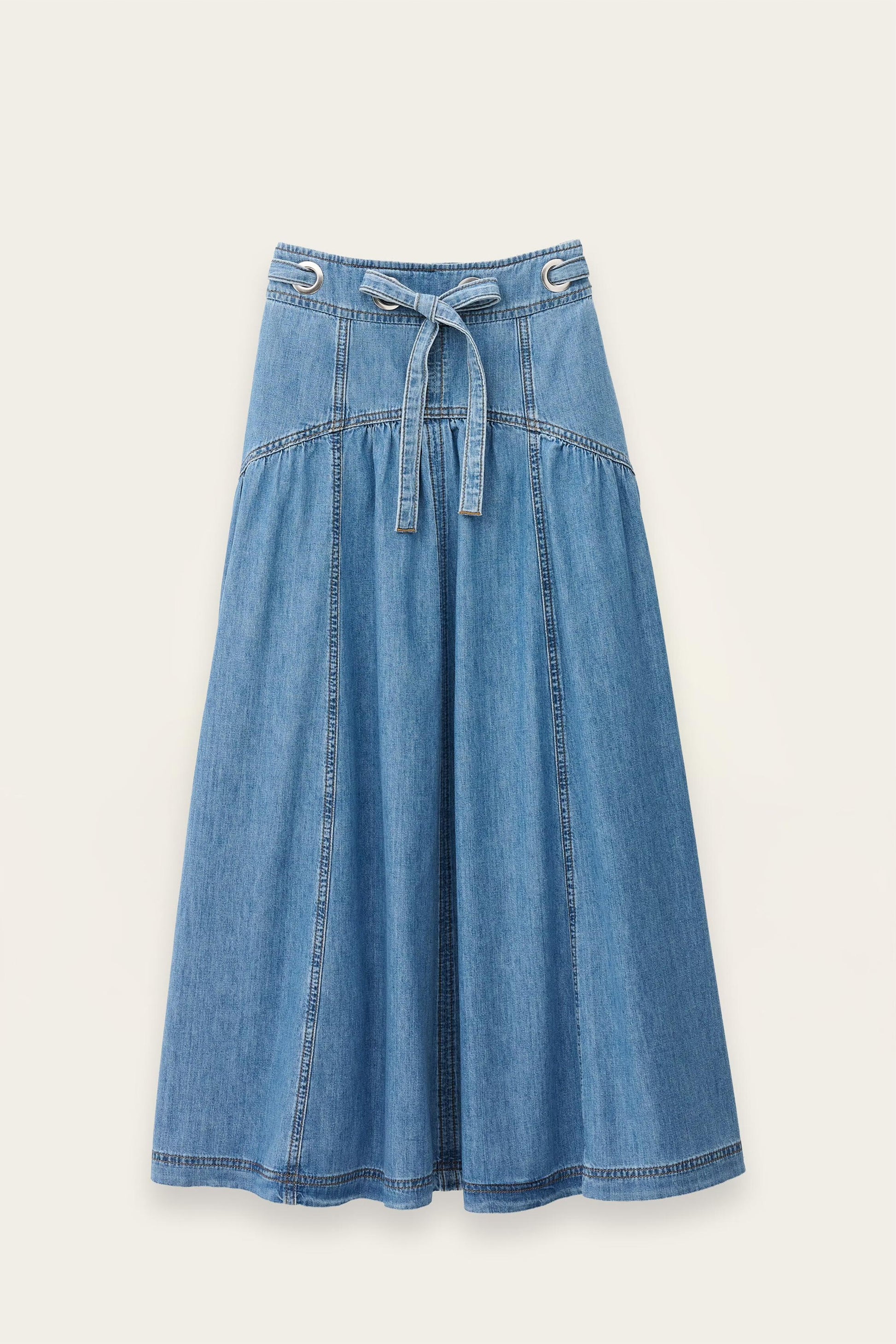 ba&sh Midi Skirt Lonia Blue