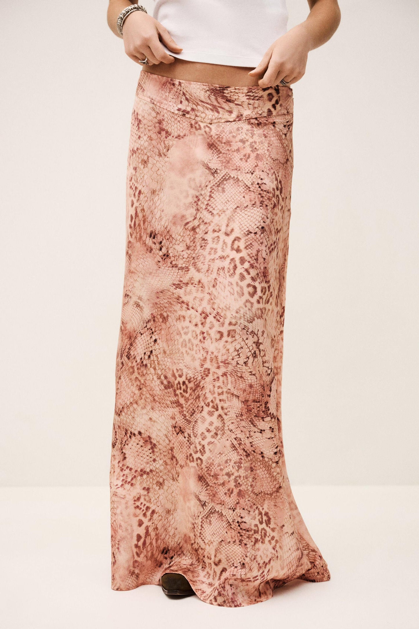 ba&sh Skirt Ciria Pink