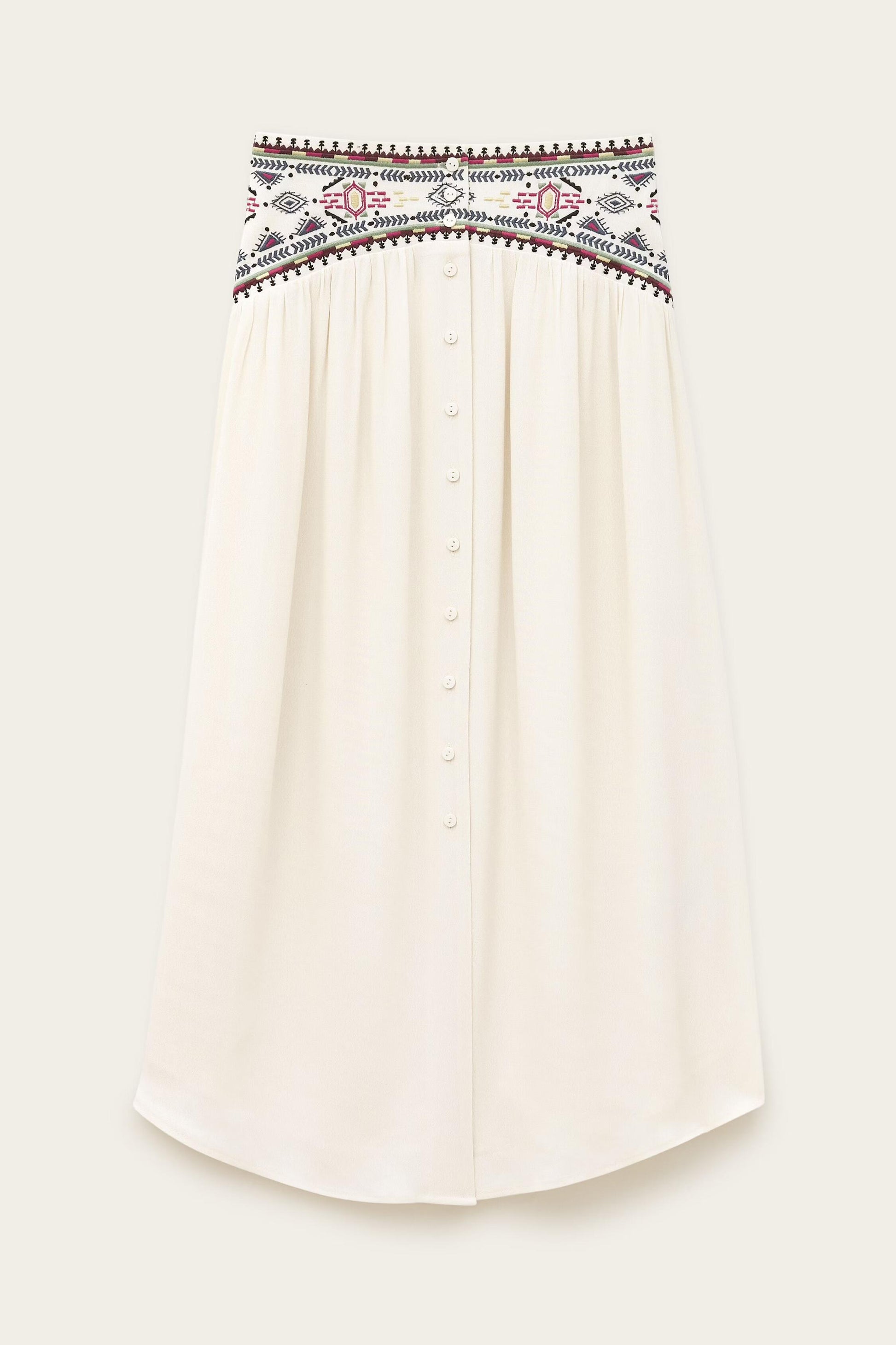 ba&sh Skirt Tilana Off-White