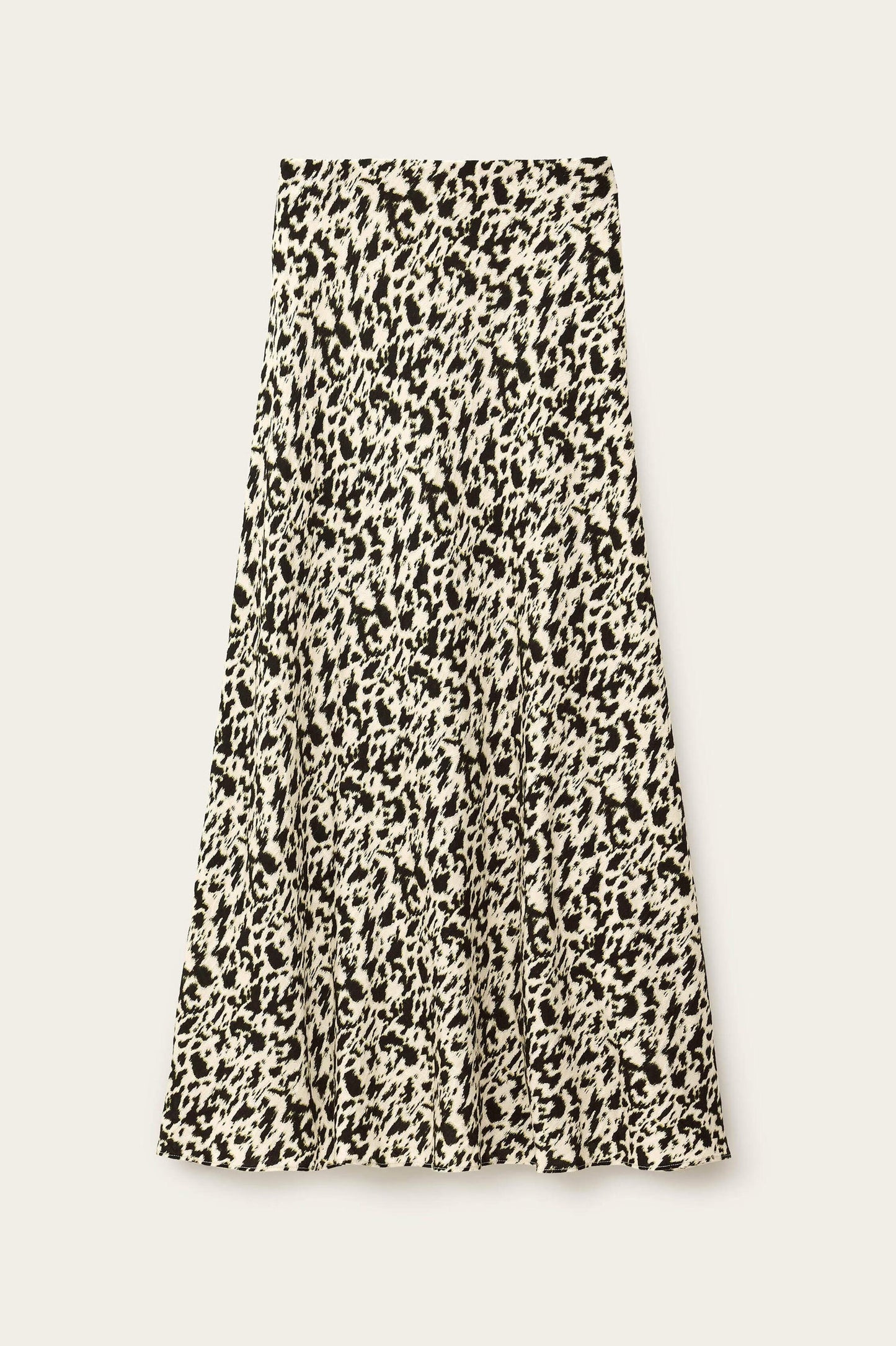 ba&sh Asymmetrical Midi Skirt Paena Off-White