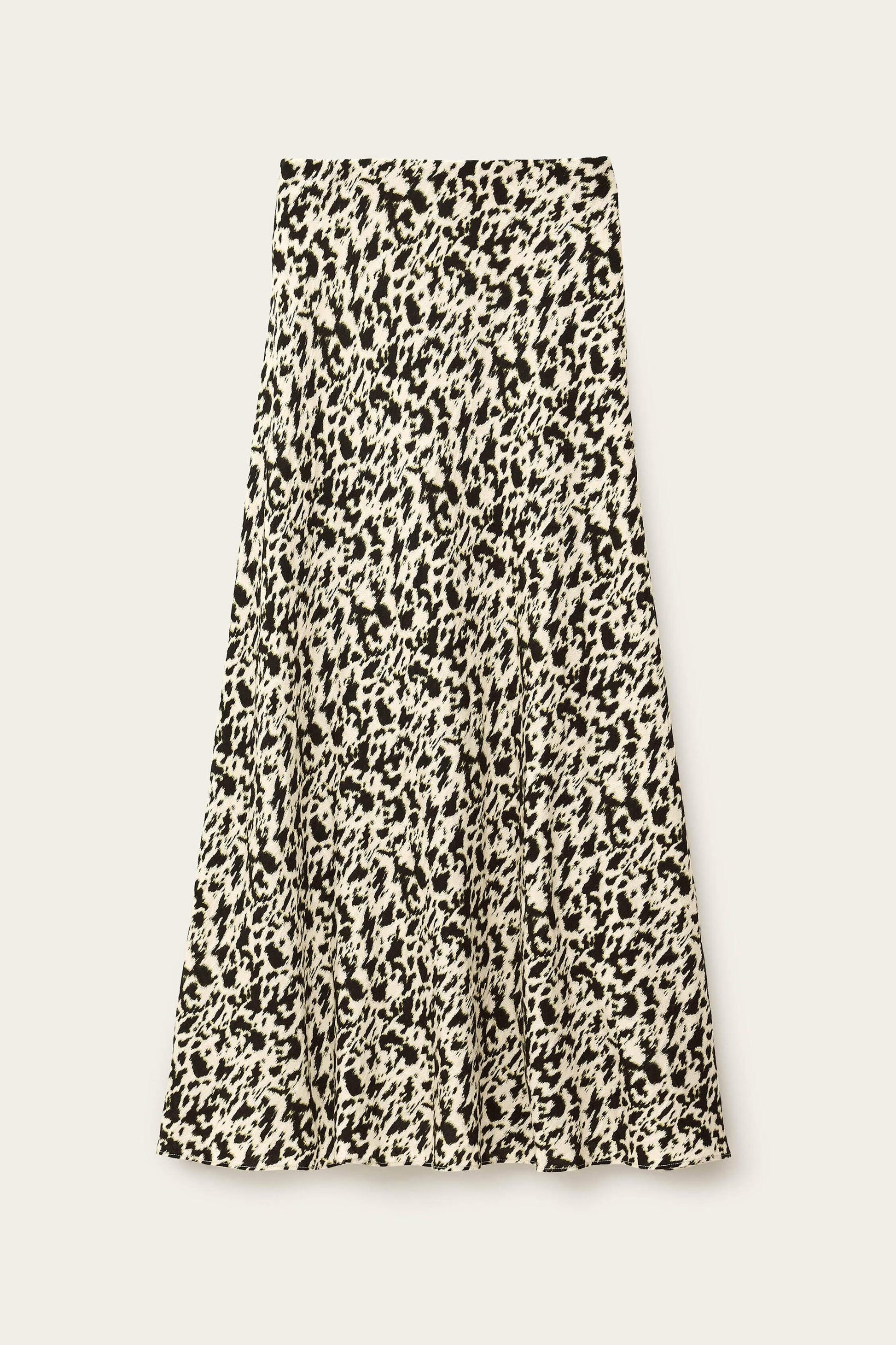 ba&sh Asymmetrical Midi Skirt Paena Off-White