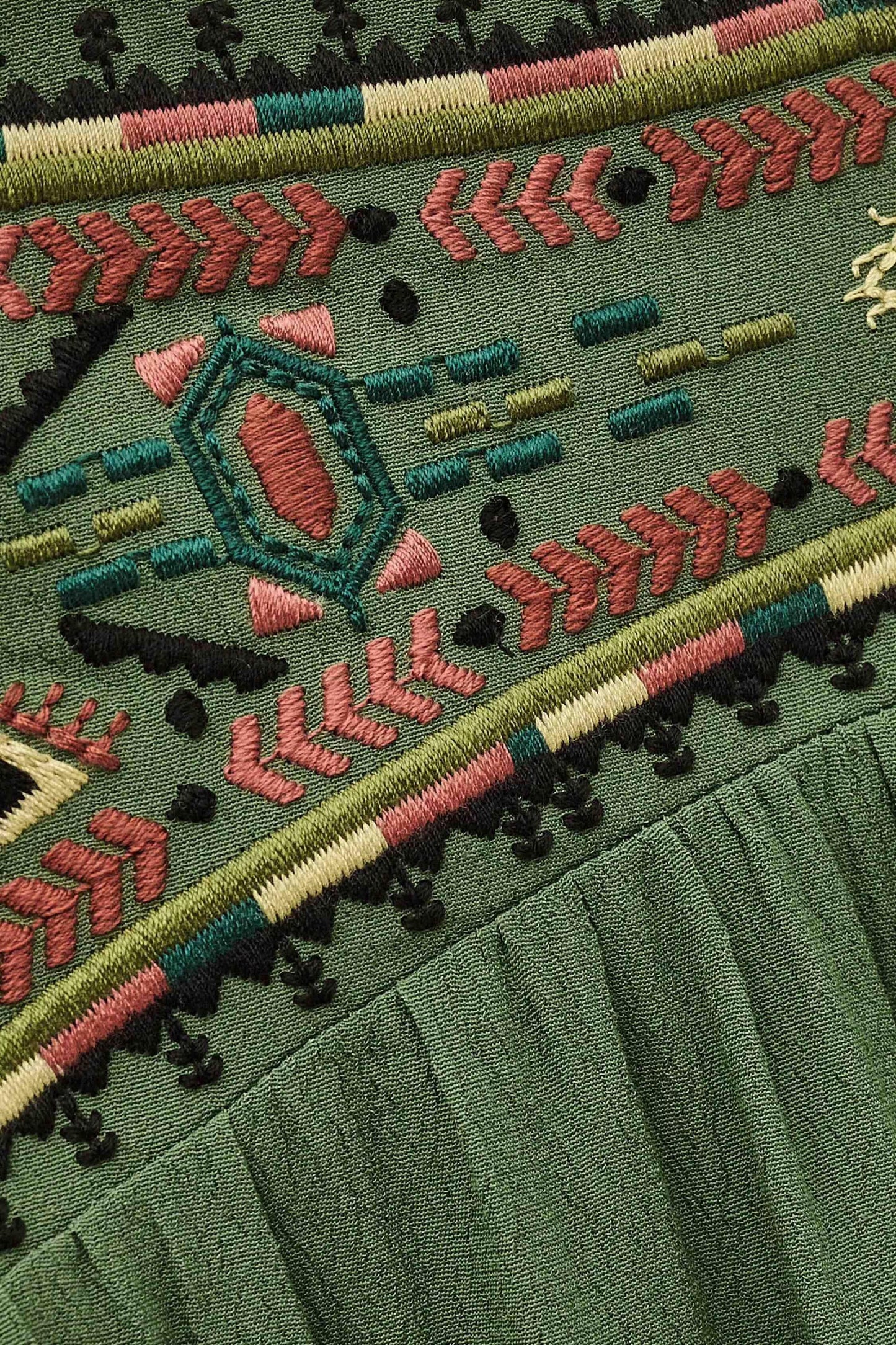 ba&sh Skirt Tilana Green