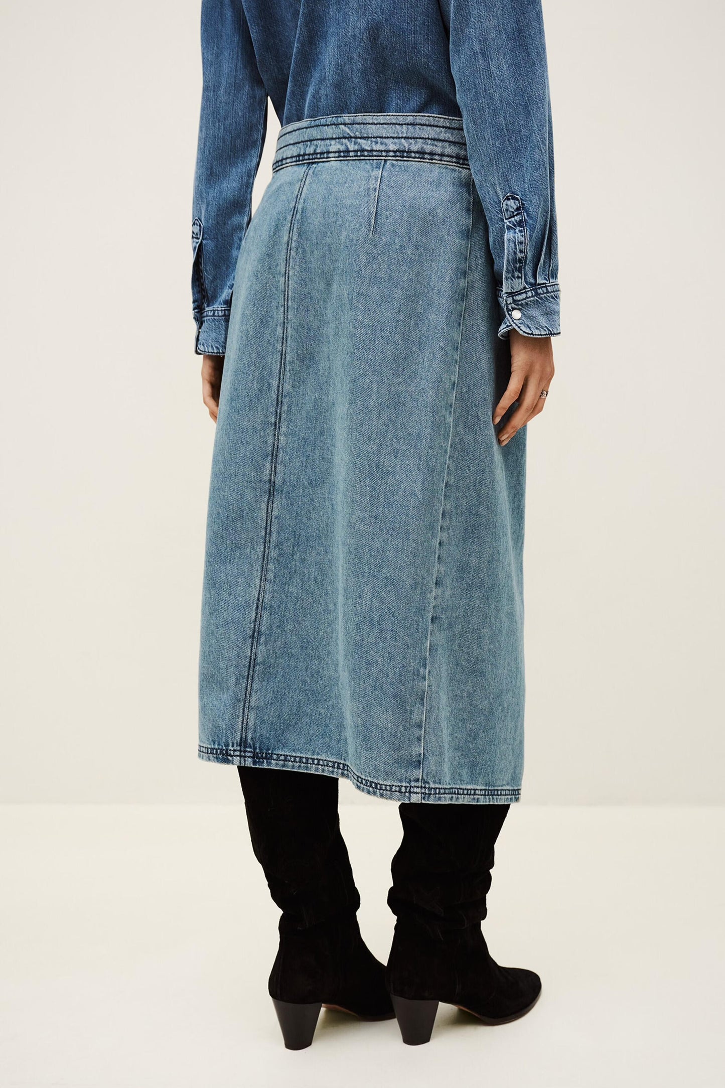 ba&sh Skirt Timy Blue