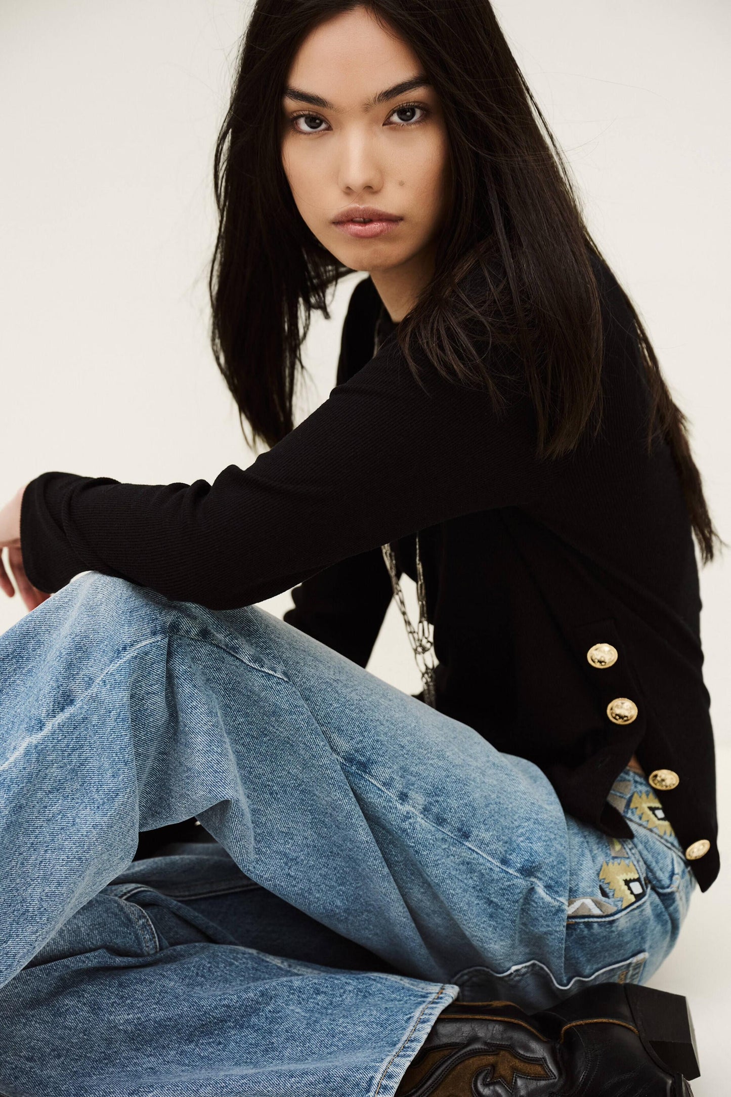 ba&sh T-Shirt Giulia Black