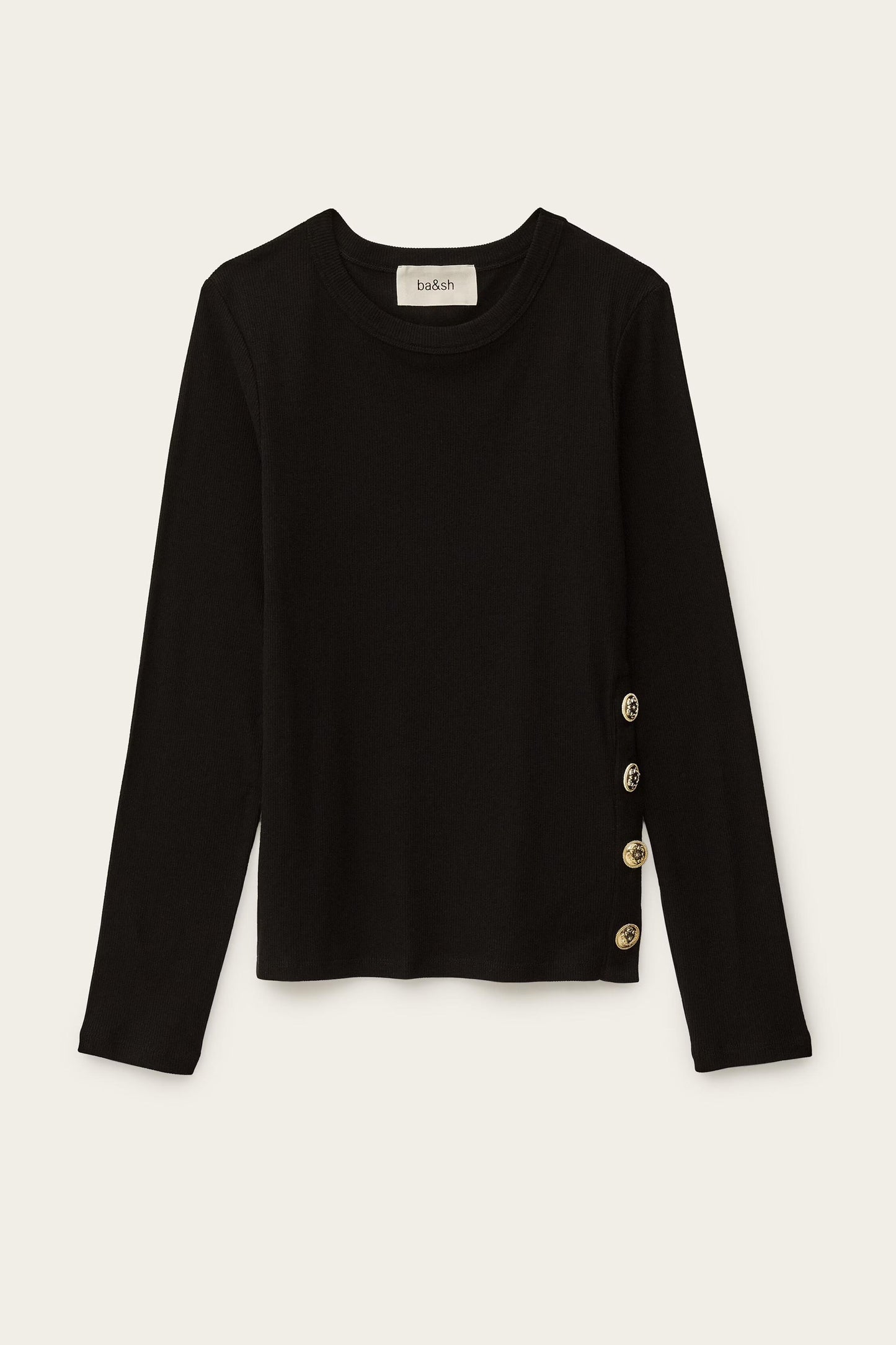 ba&sh T-Shirt Giulia Black