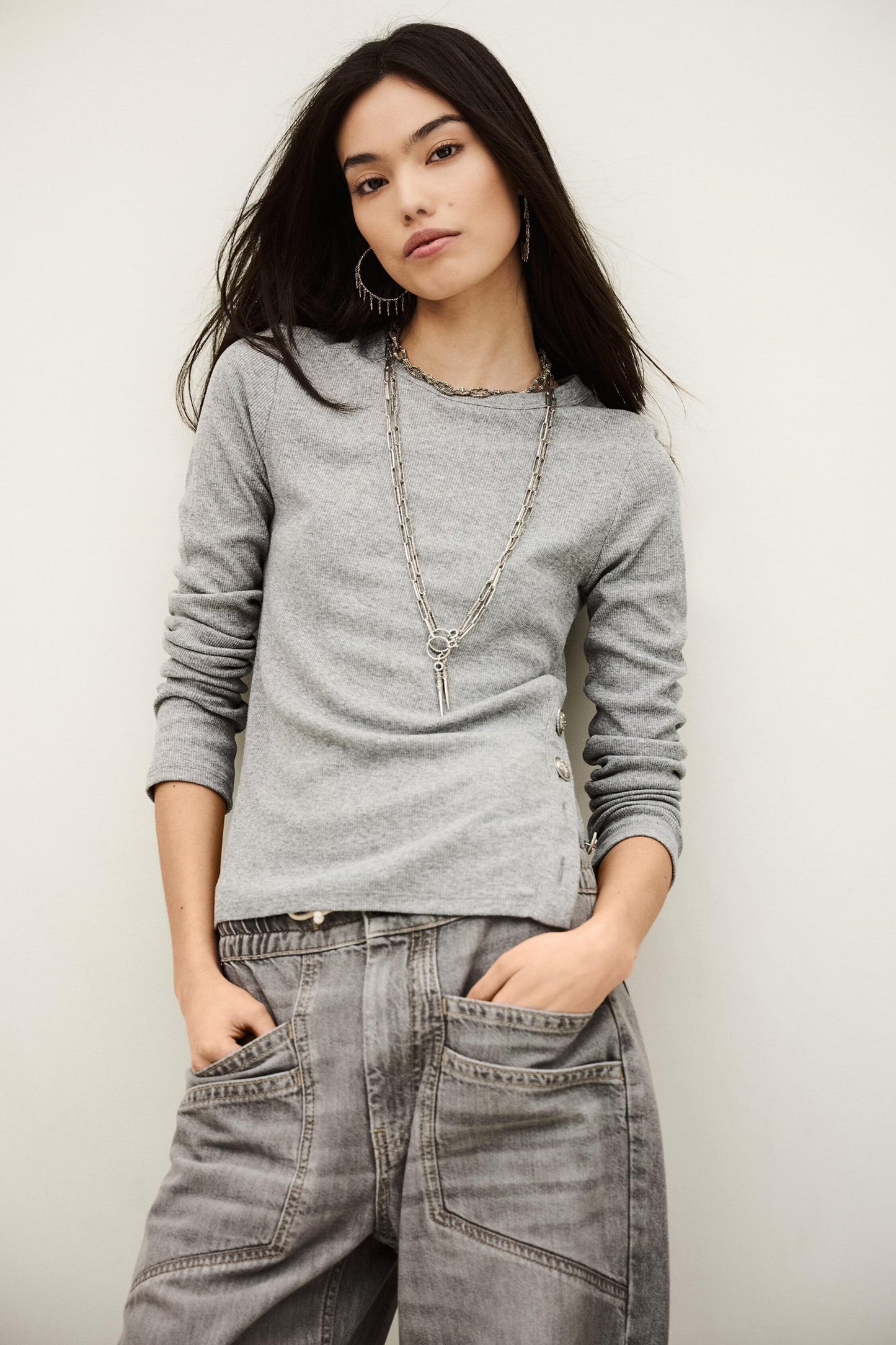 ba&sh T-Shirt Giulia Gray