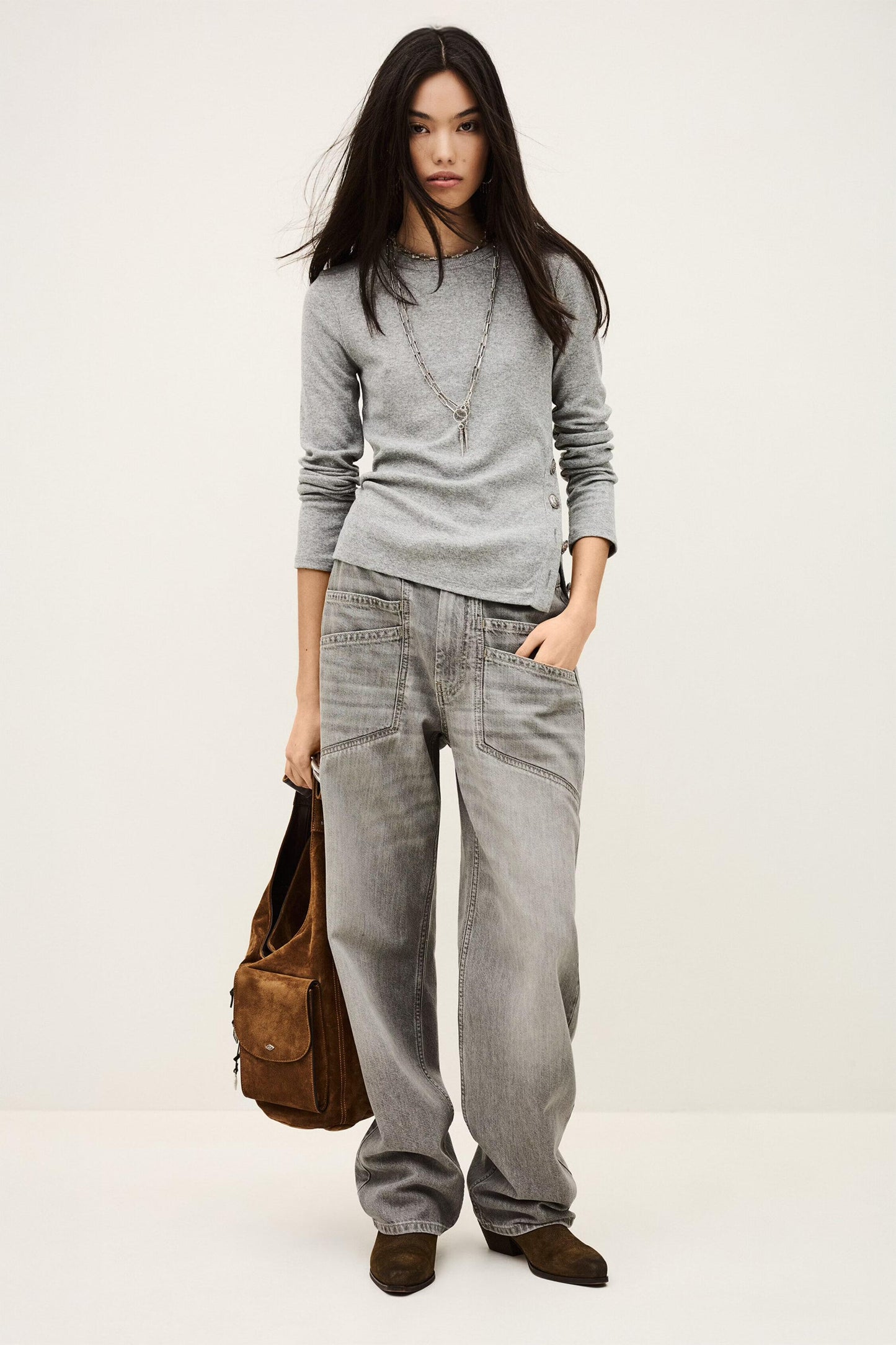 ba&sh T-Shirt Giulia Gray