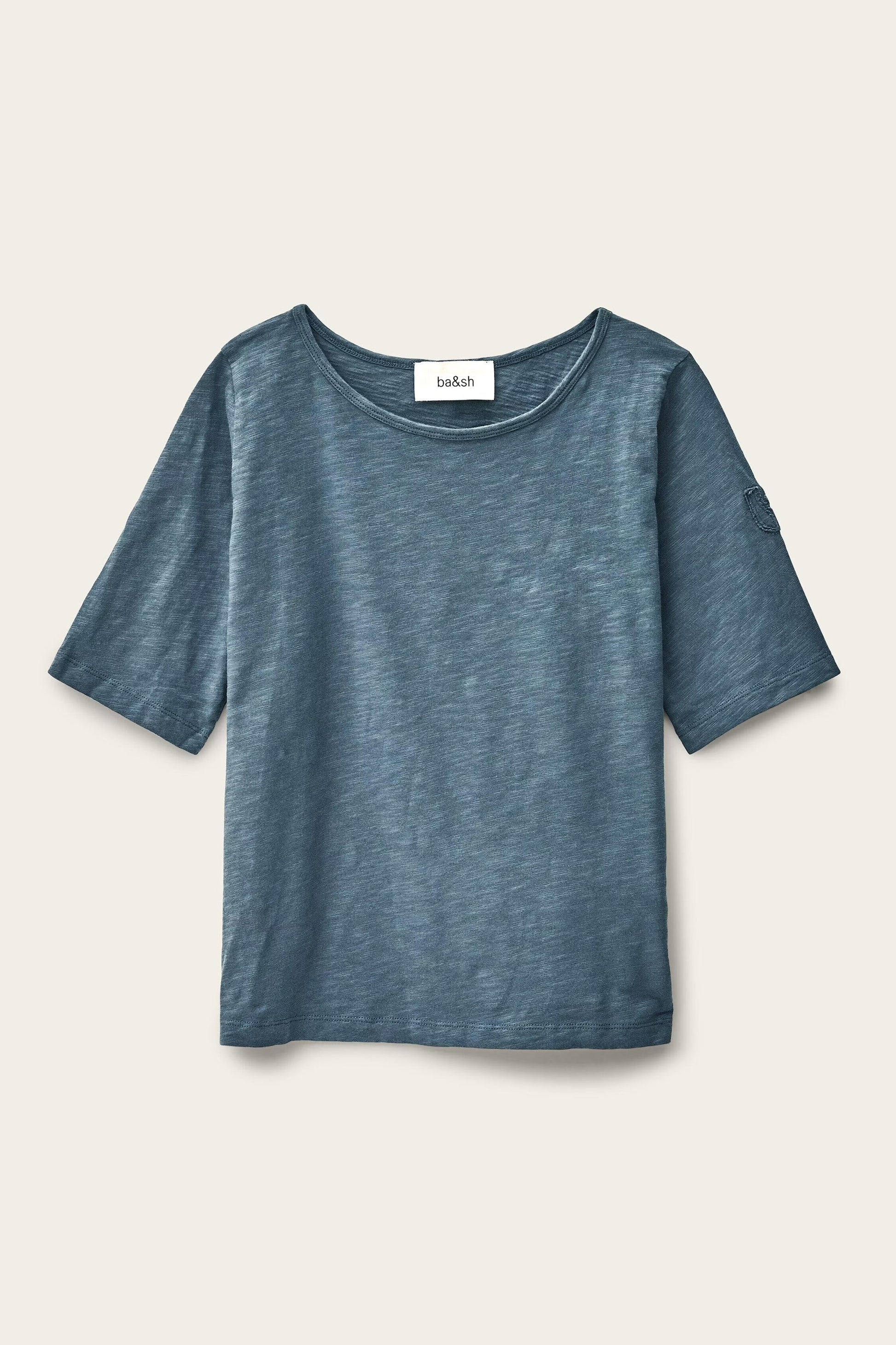 ba&sh T-Shirt Vina Blue