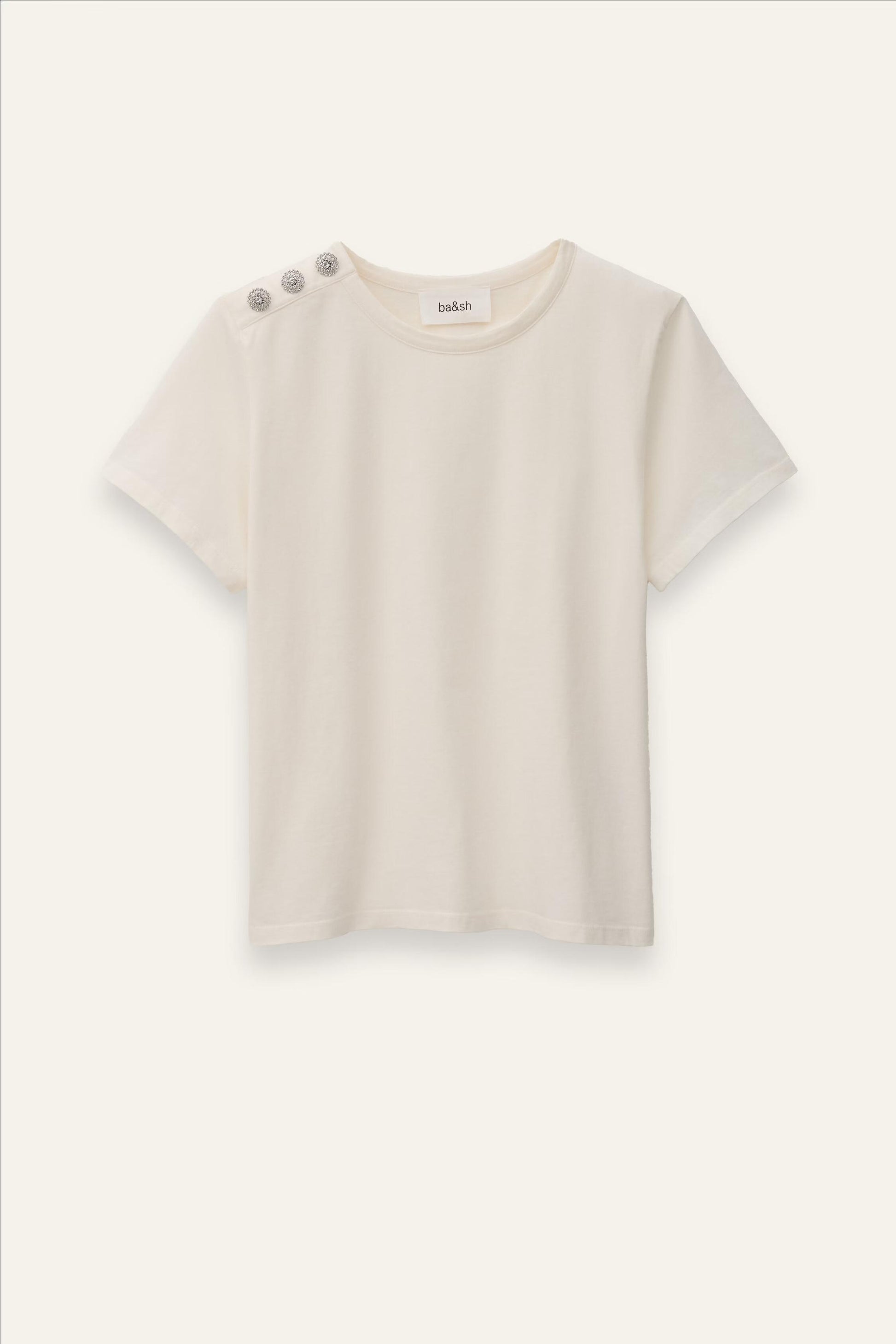 ba&sh T-Shirt Elmer Off-White