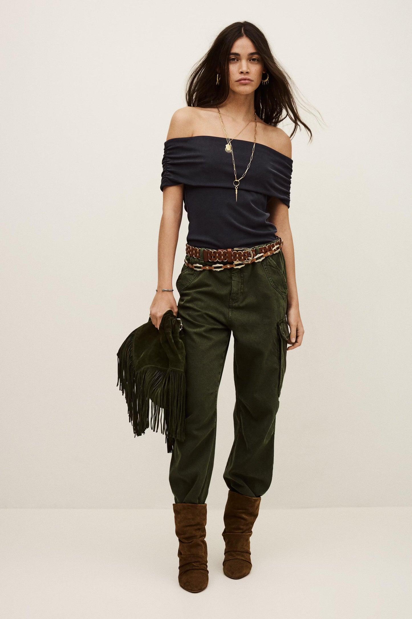 ba&sh Top Bene Blue