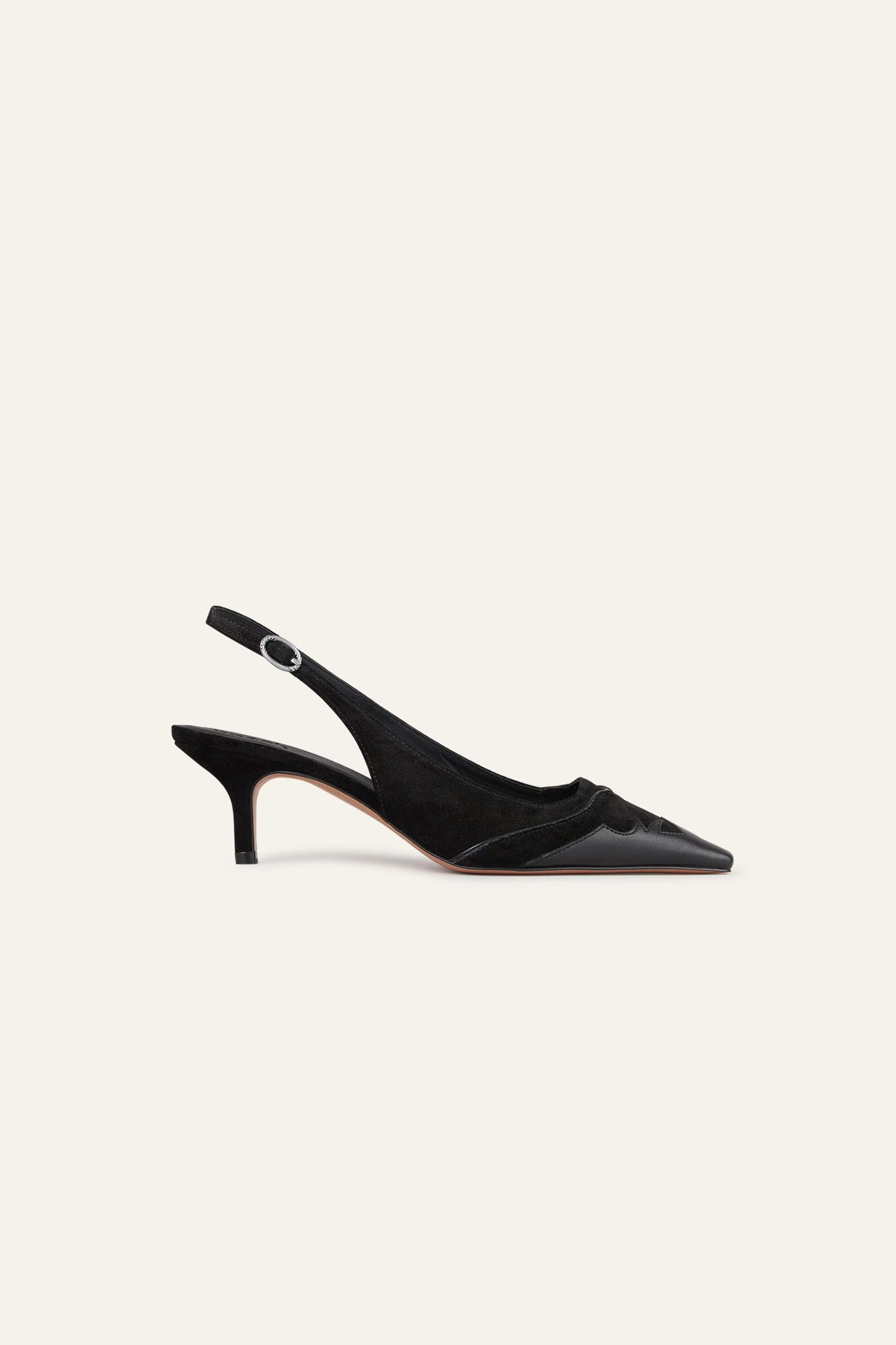 ba&sh Slingback Heels Casta Black