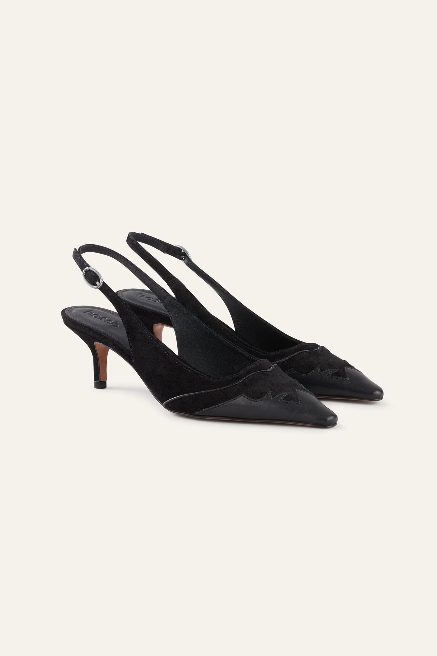 ba&sh Slingback Heels Casta Black